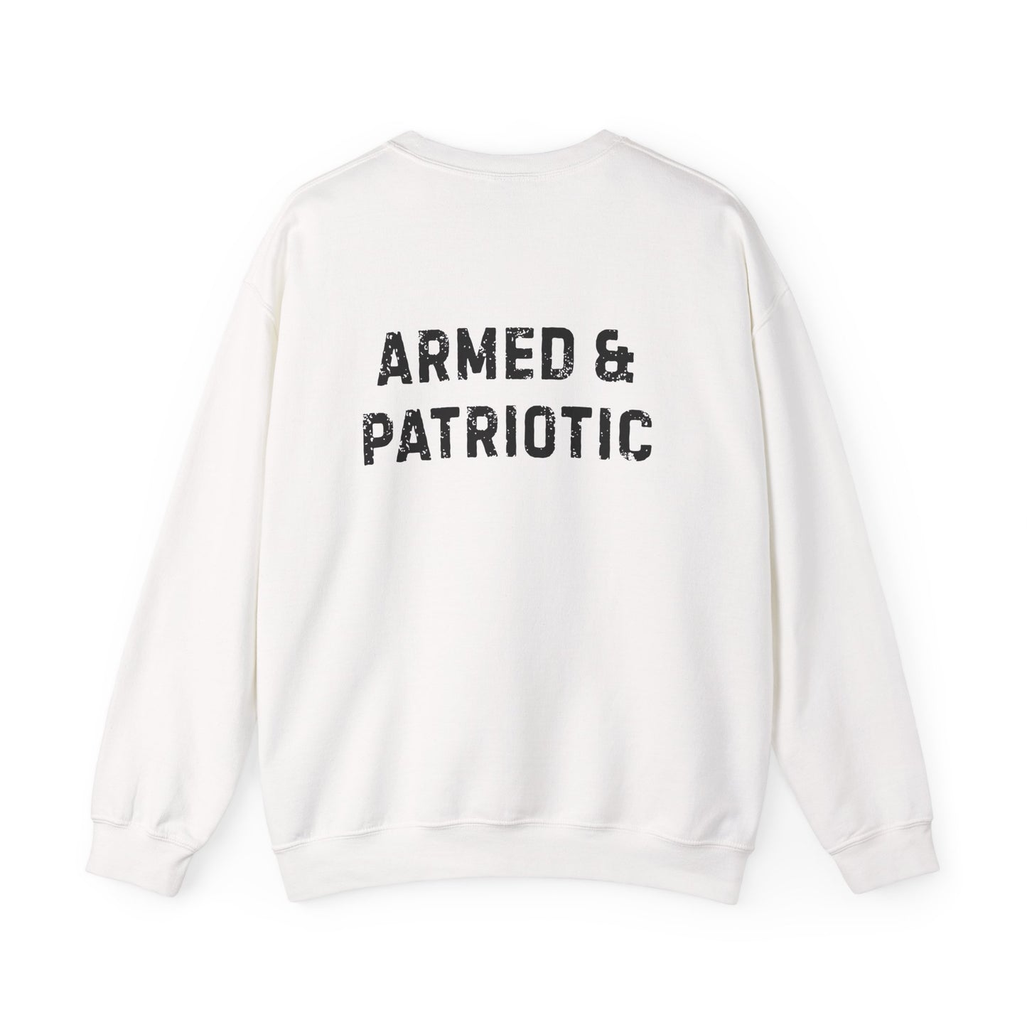 Glowing Heart | American Flag | Armed & Patriotic | Sweatshirt