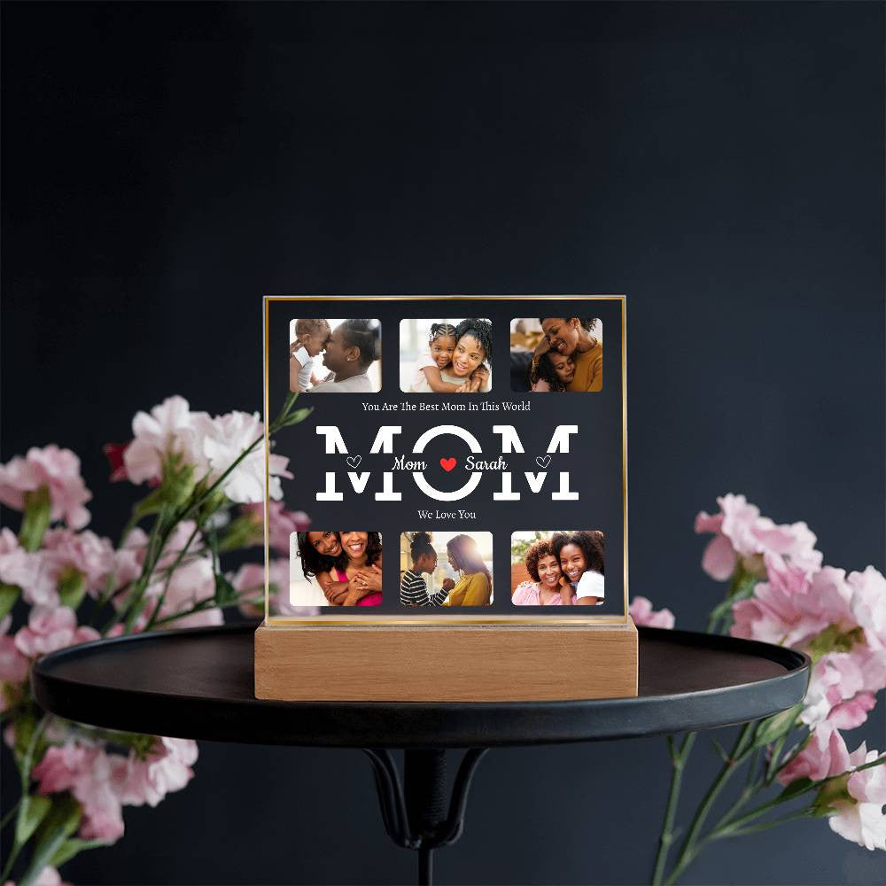 Mom - Acrylic Square Plaque