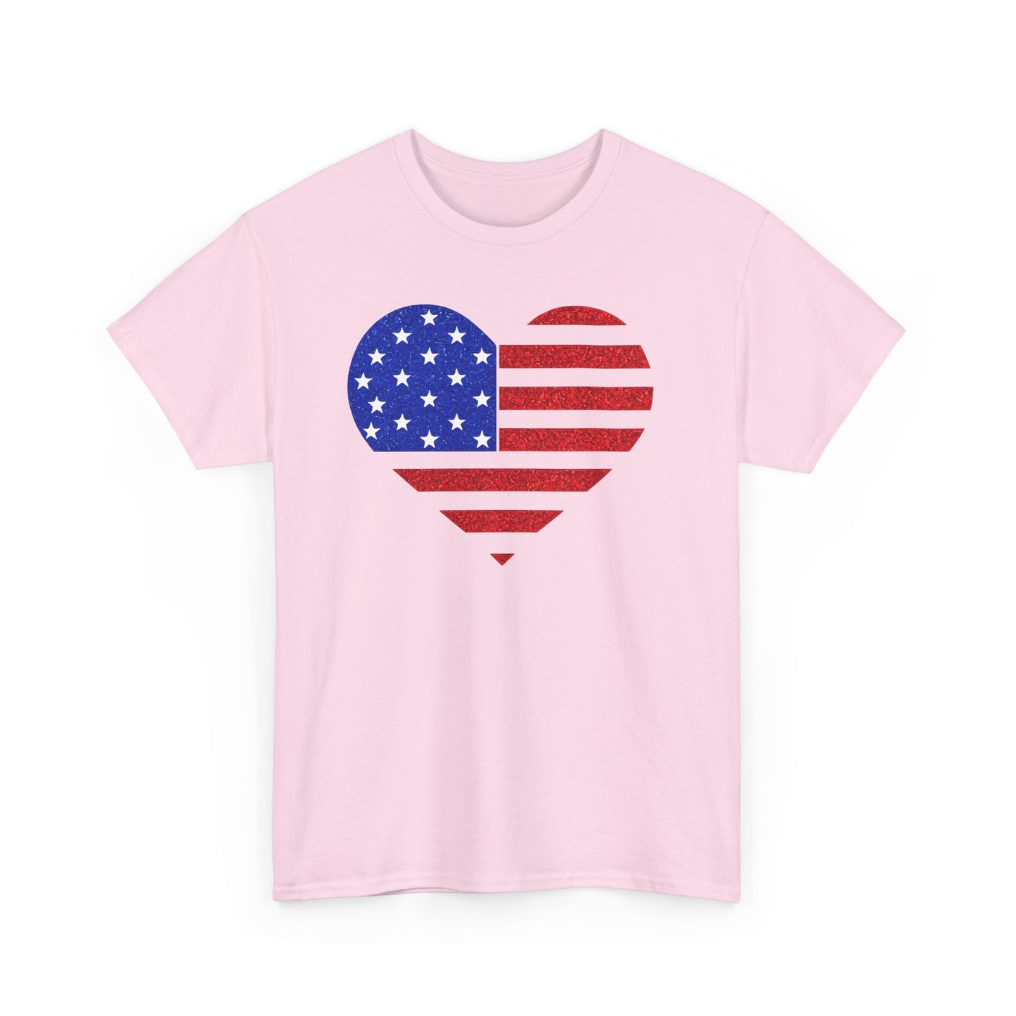 4th of July | T-Shirt | American Flag Heart |