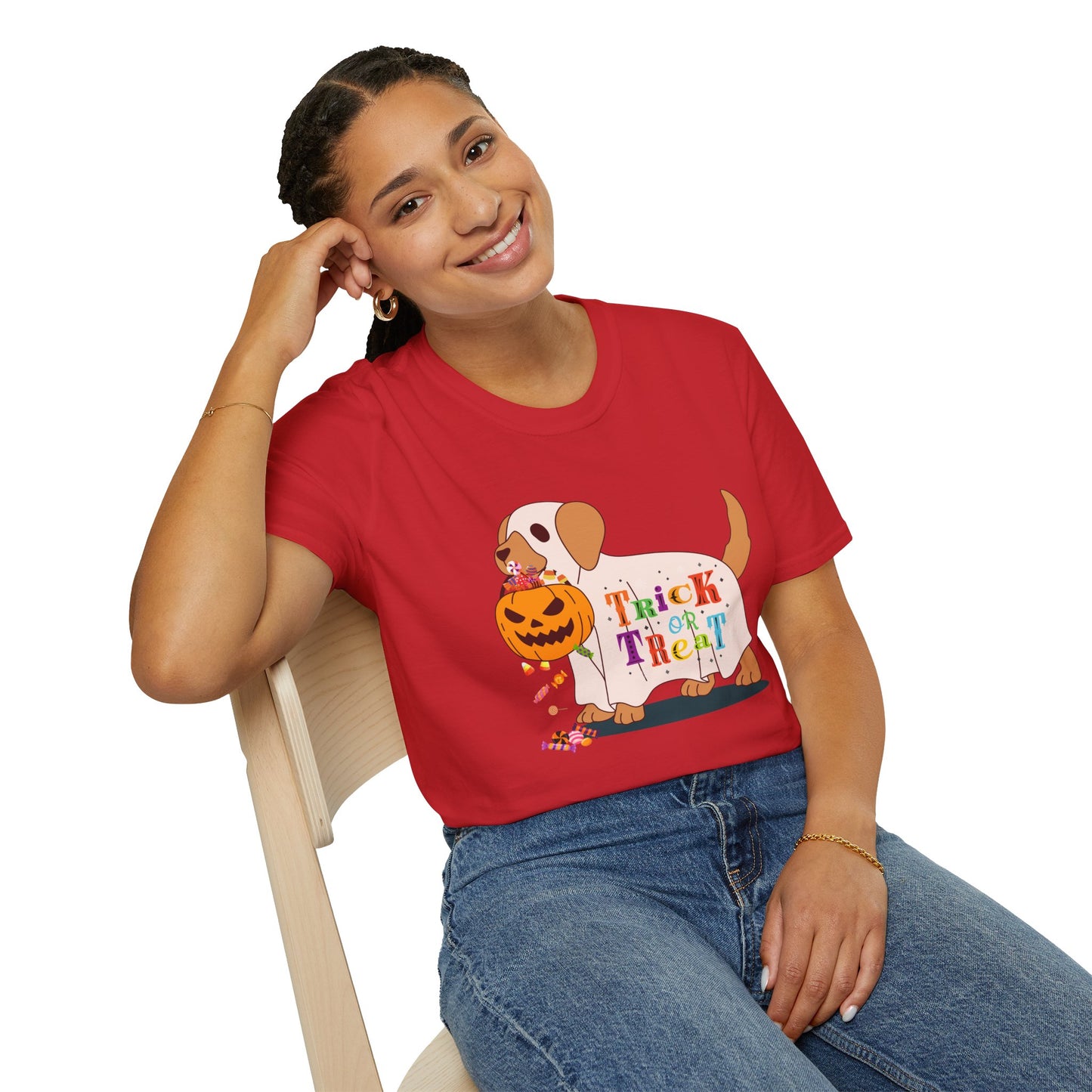 Halloween Dog Trick Or Treat - T-Shirt