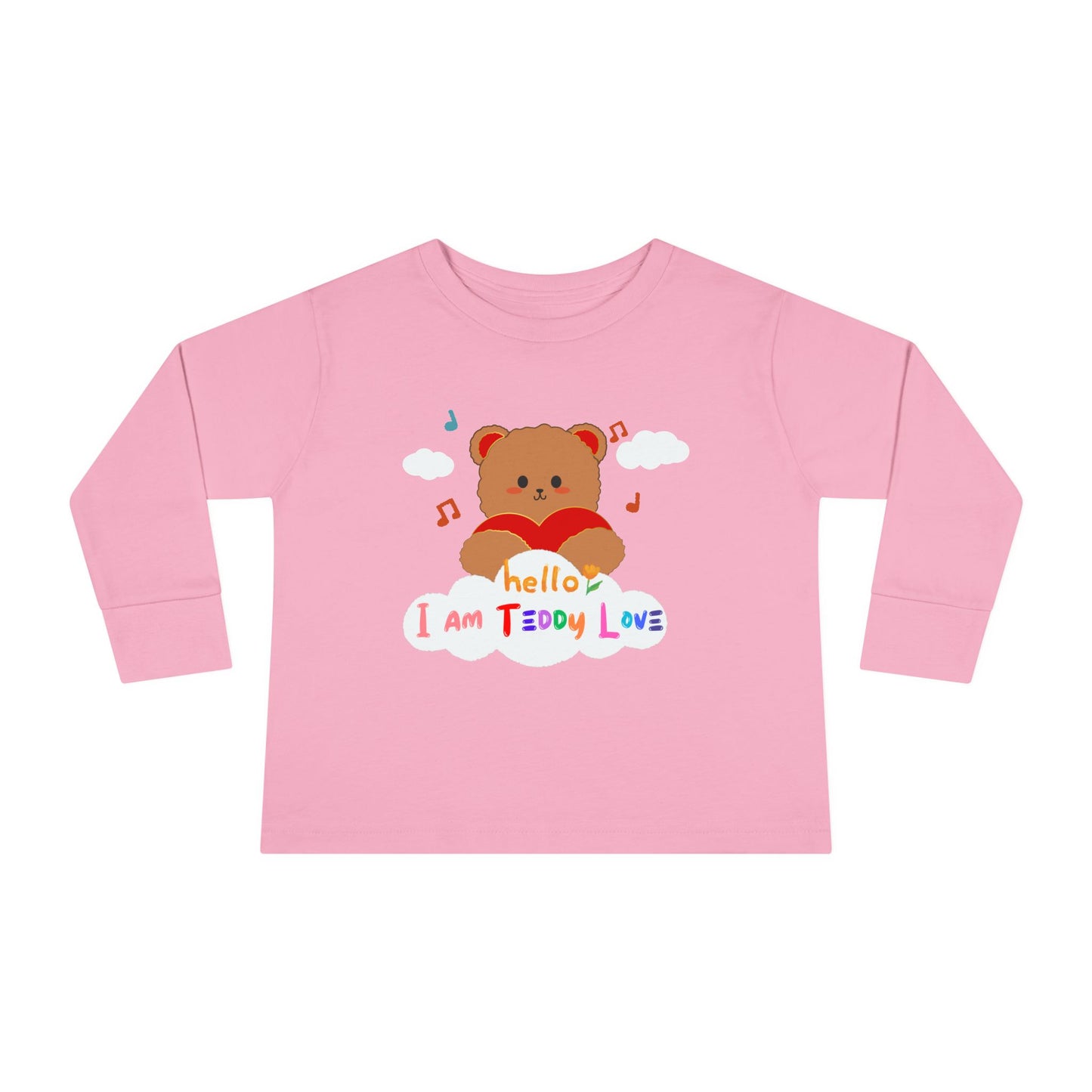 Tee - I am Teddy Love -Toddler Long Sleeve Tee