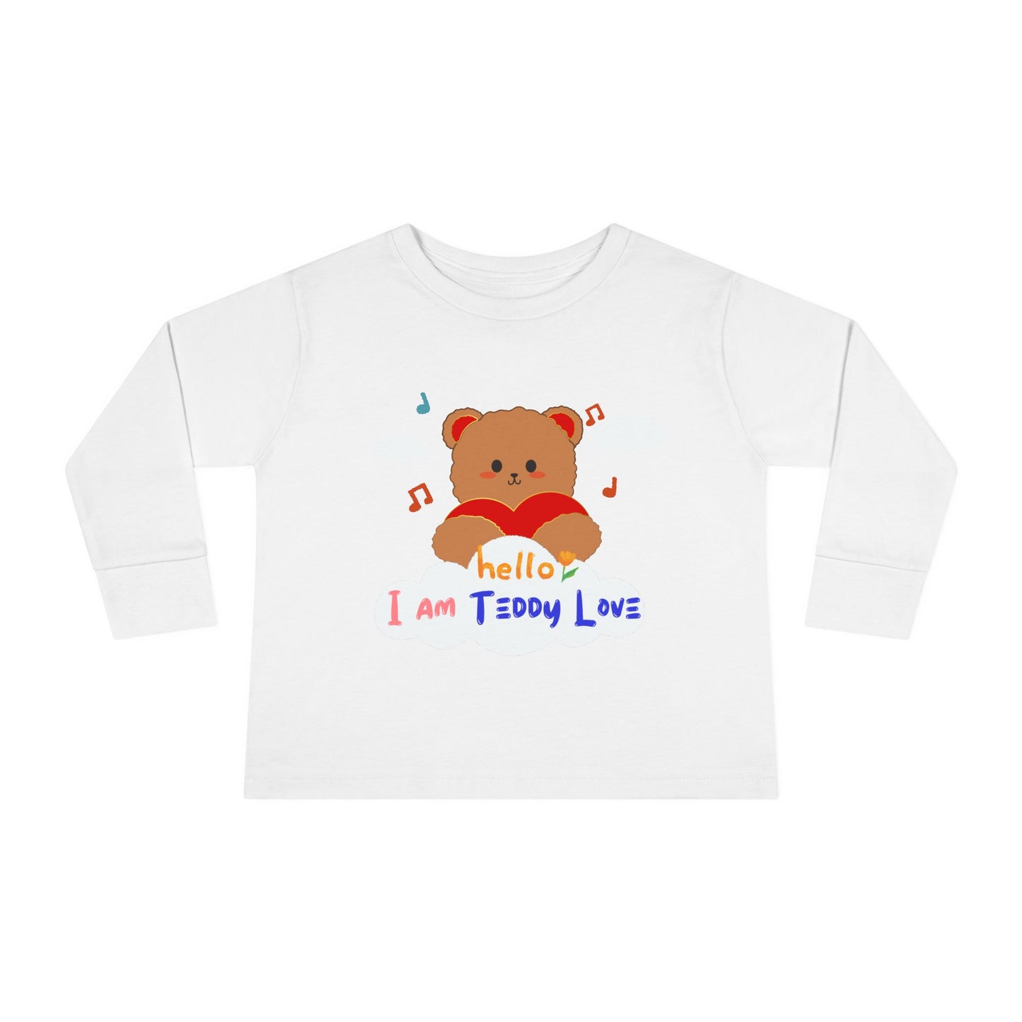 Tee - I am Teddy Love -Toddler Long Sleeve Tee