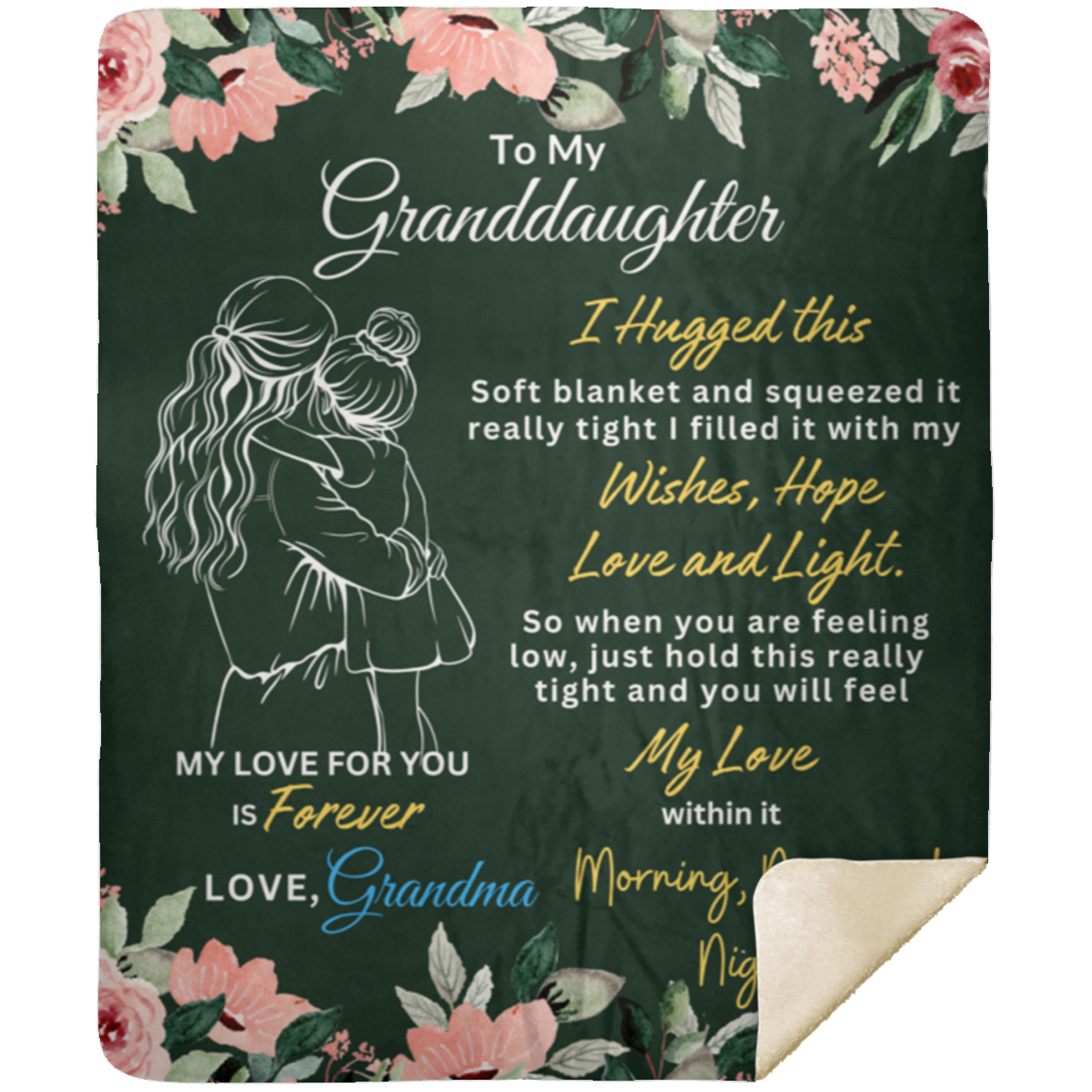 To My Granddaughter | Blanket
