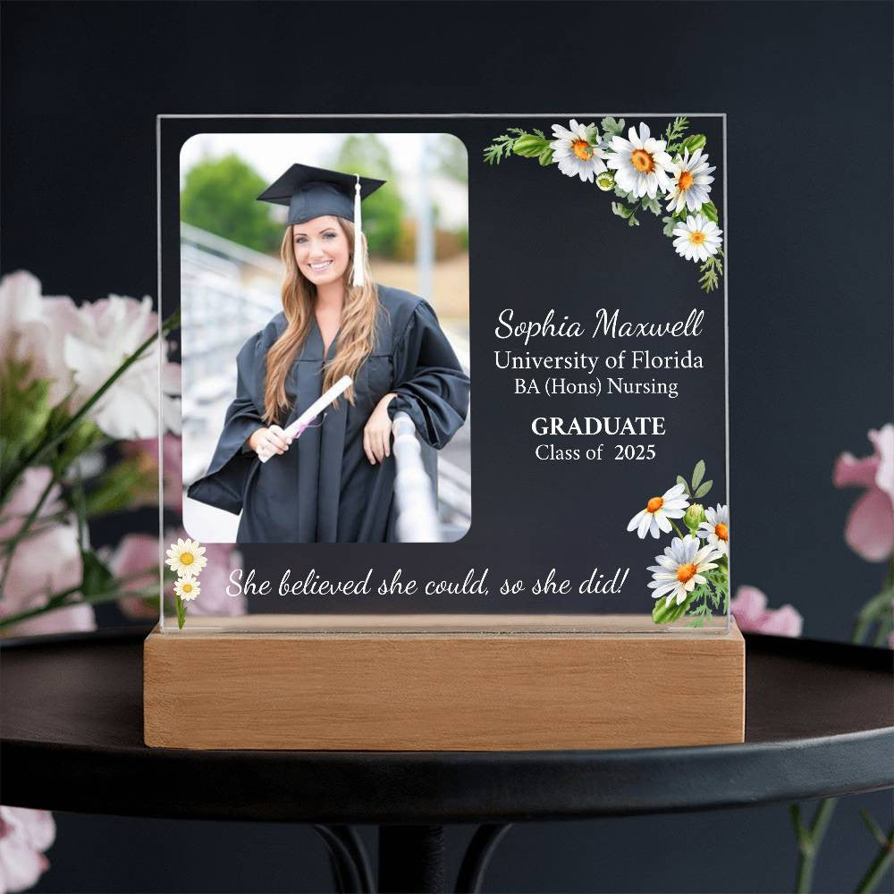 Personalized Graduation Gift | Daughter | Acrylic Square Plaque