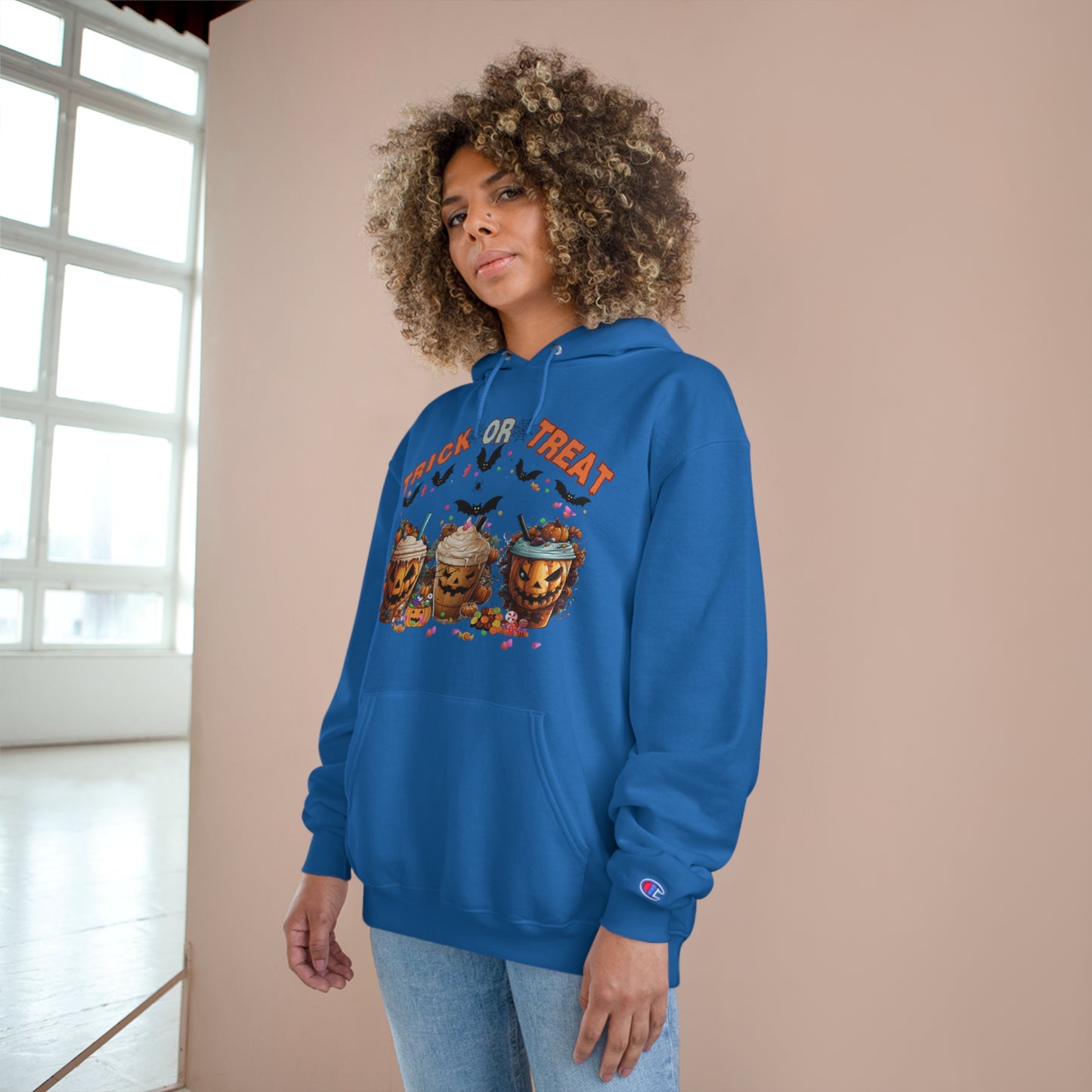 Halloween | Trick or Treat |Champion Hoodie