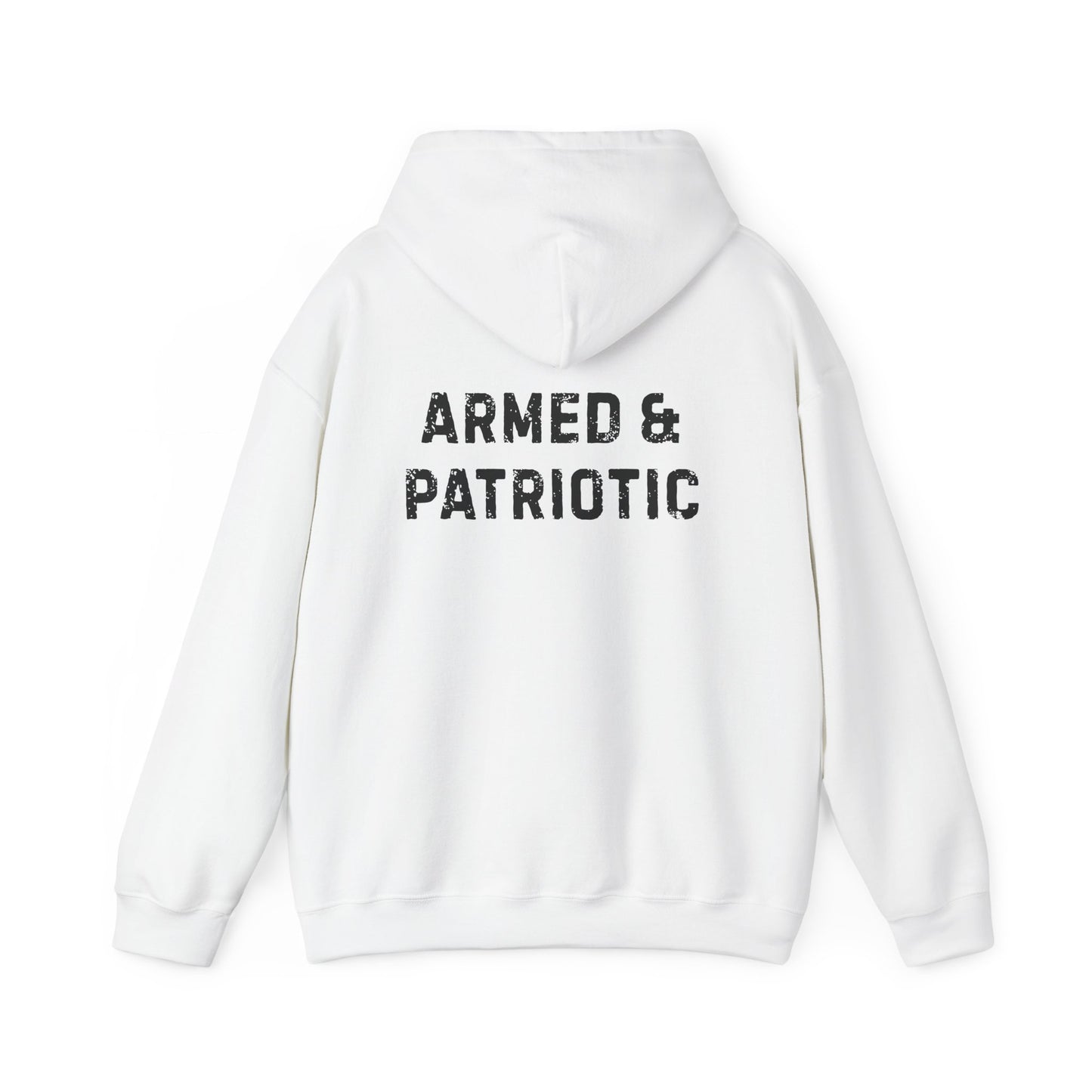 Glowing Heart | American Flag | Armed & Patriotic | Hoodie