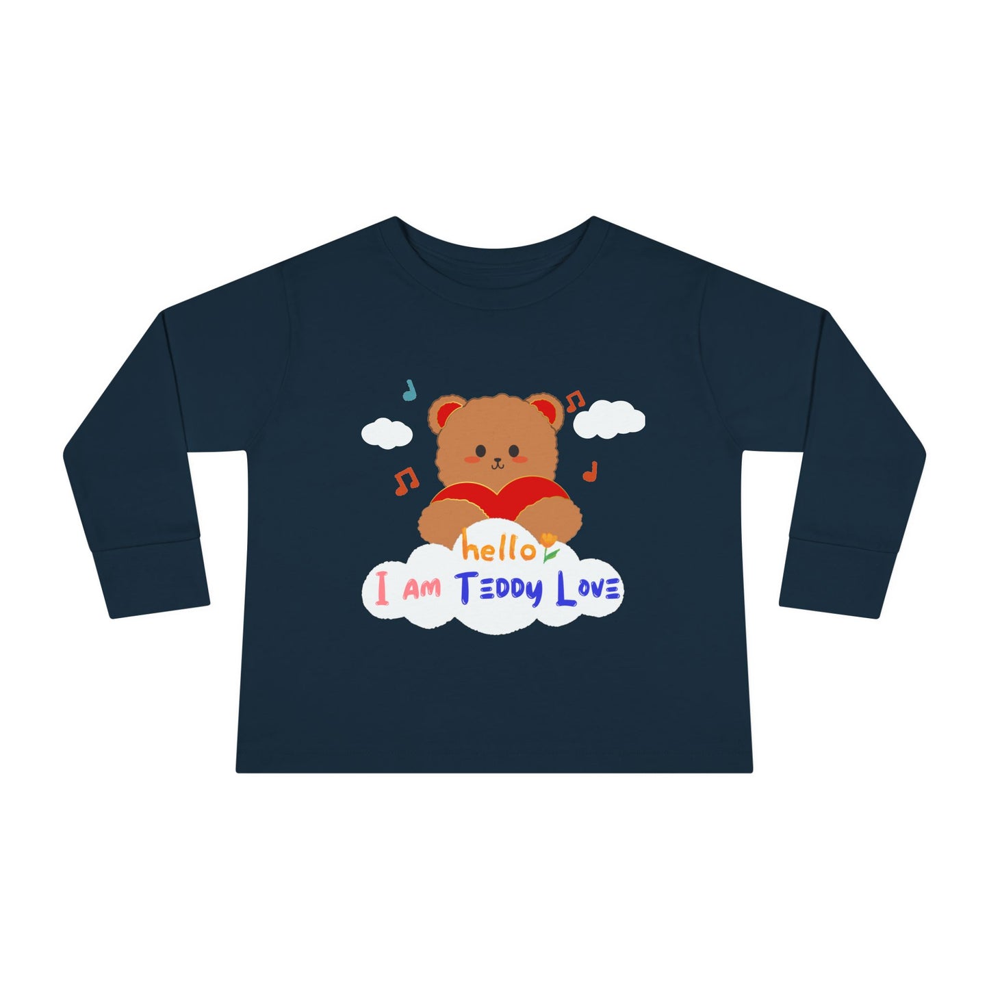 Tee - I am Teddy Love -Toddler Long Sleeve Tee