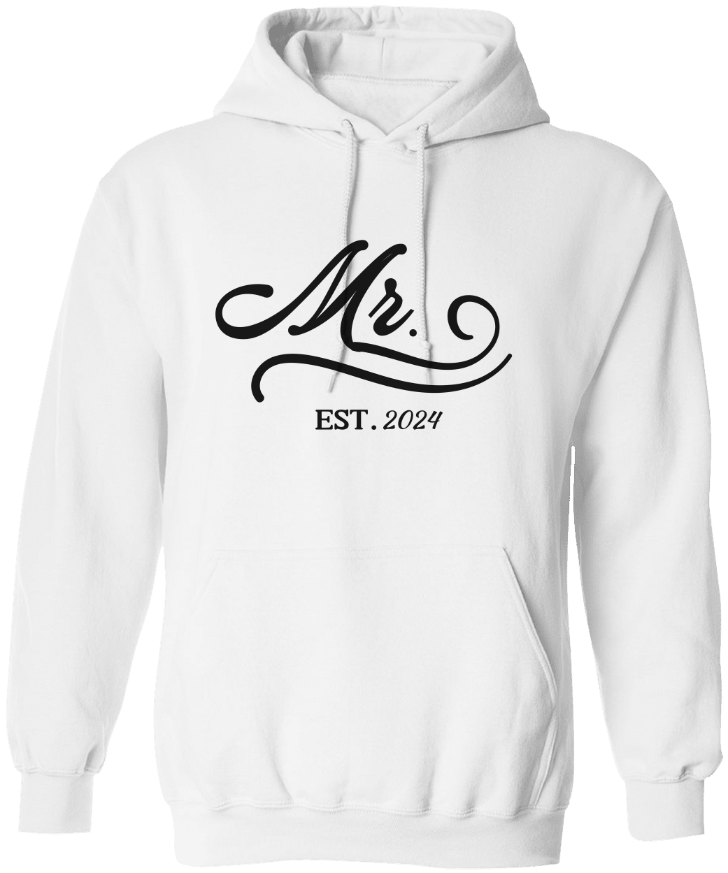 Personalized | Mr. & Mrs. | Hooded Sweatshirt