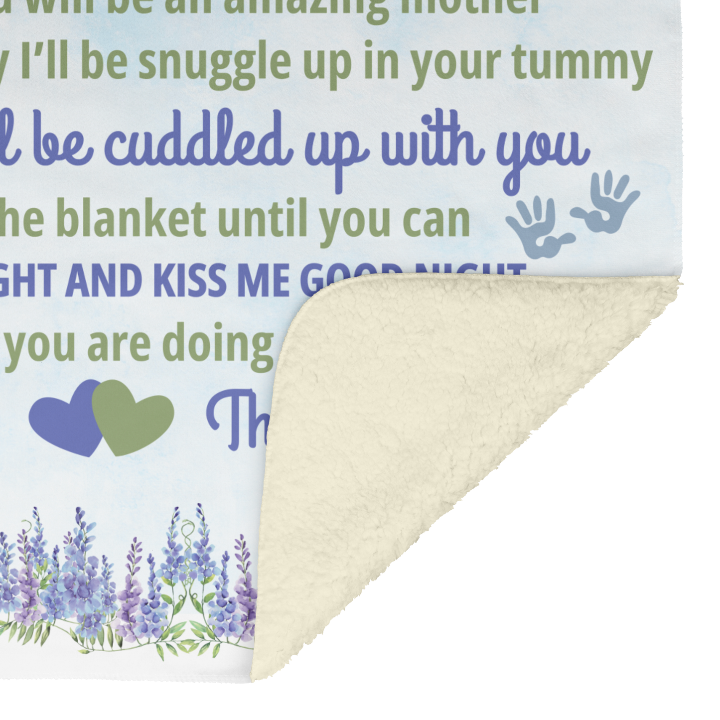 Dear Mommy Baby Bump | Blanket