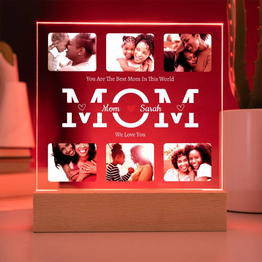Mom - Acrylic Square Plaque