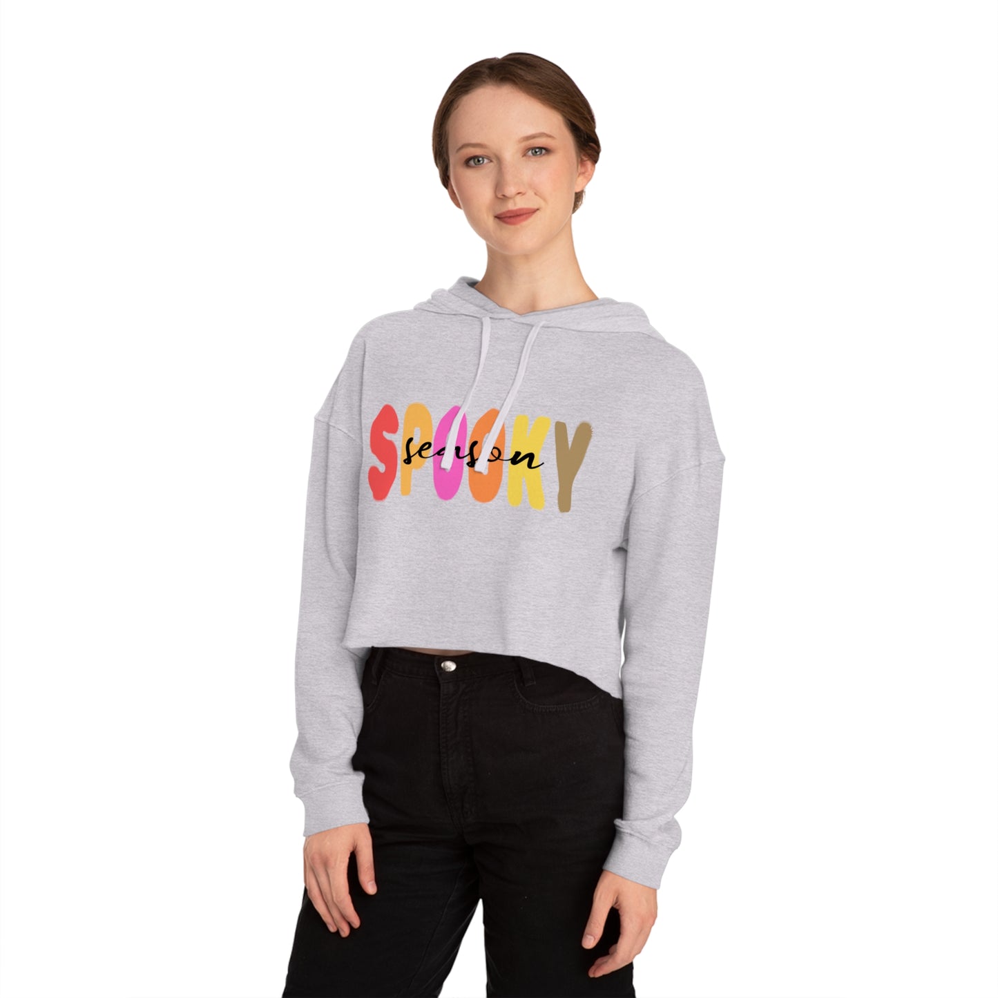 Halloween - Spooky Season - Cropped Hoodie Sweatshirt