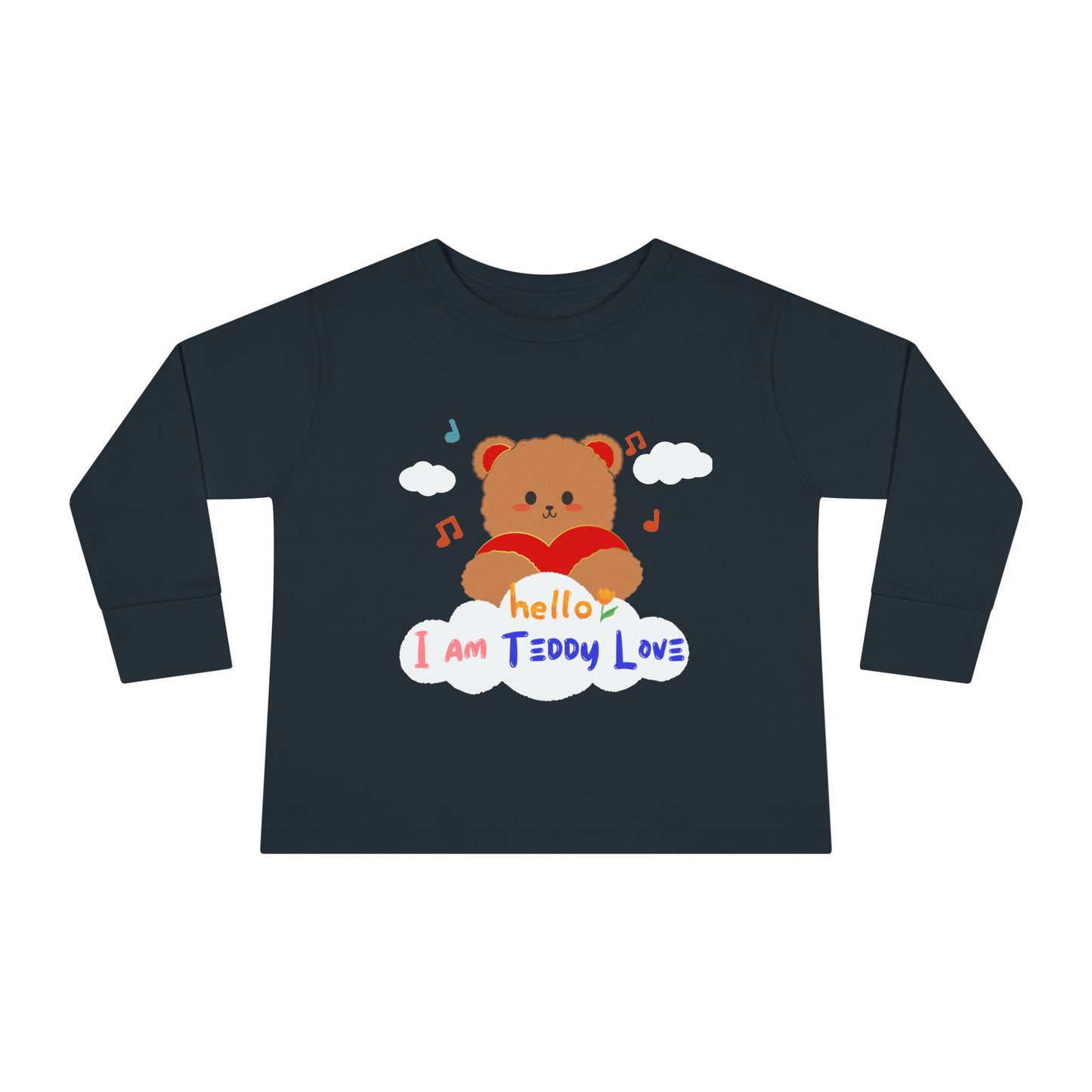 Tee - I am Teddy Love -Toddler Long Sleeve Tee