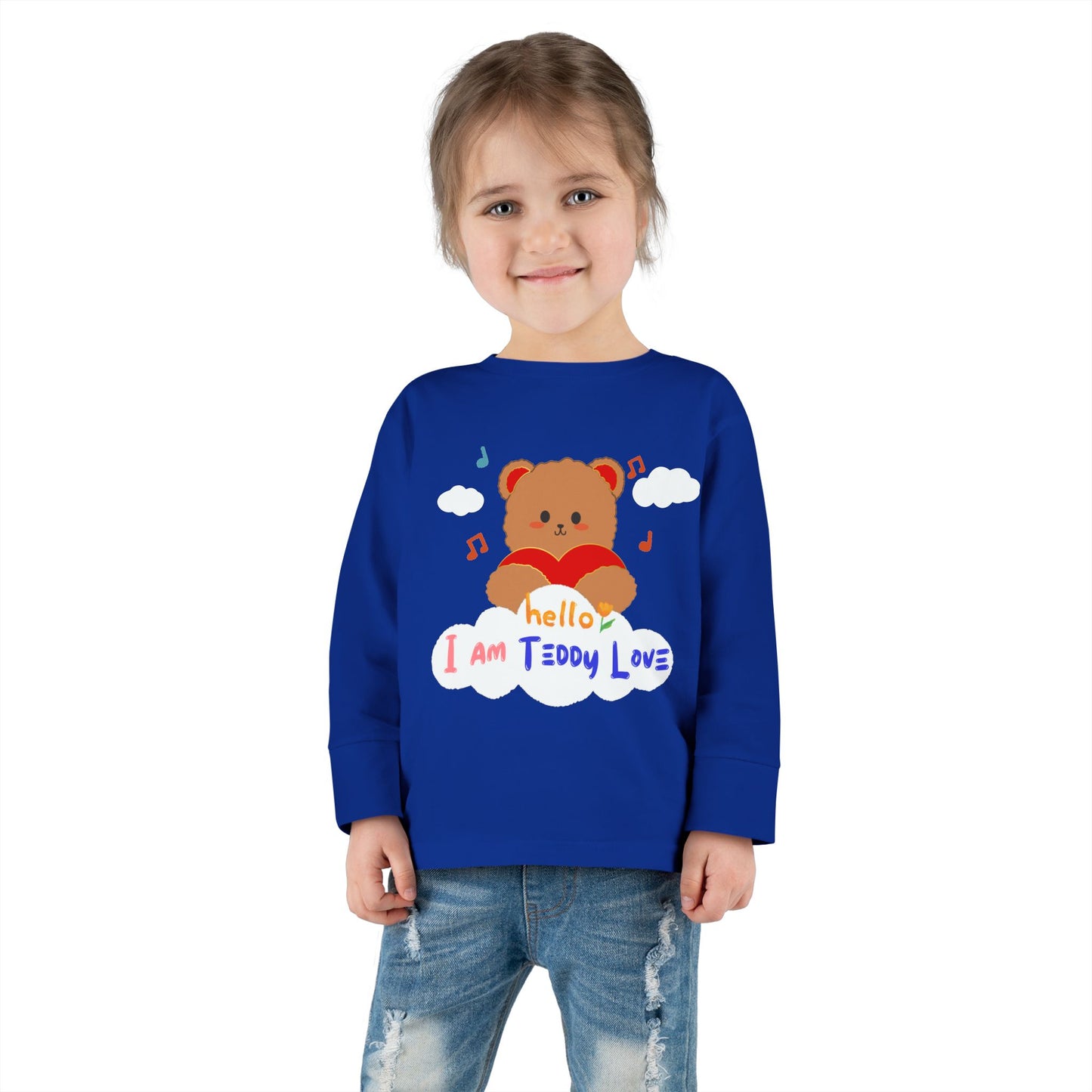 Tee - I am Teddy Love -Toddler Long Sleeve Tee