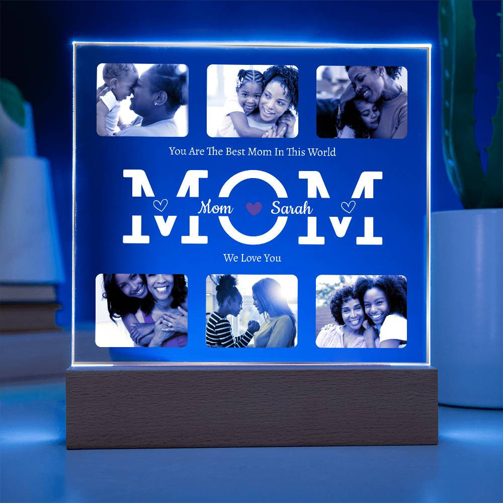 Mom - Acrylic Square Plaque