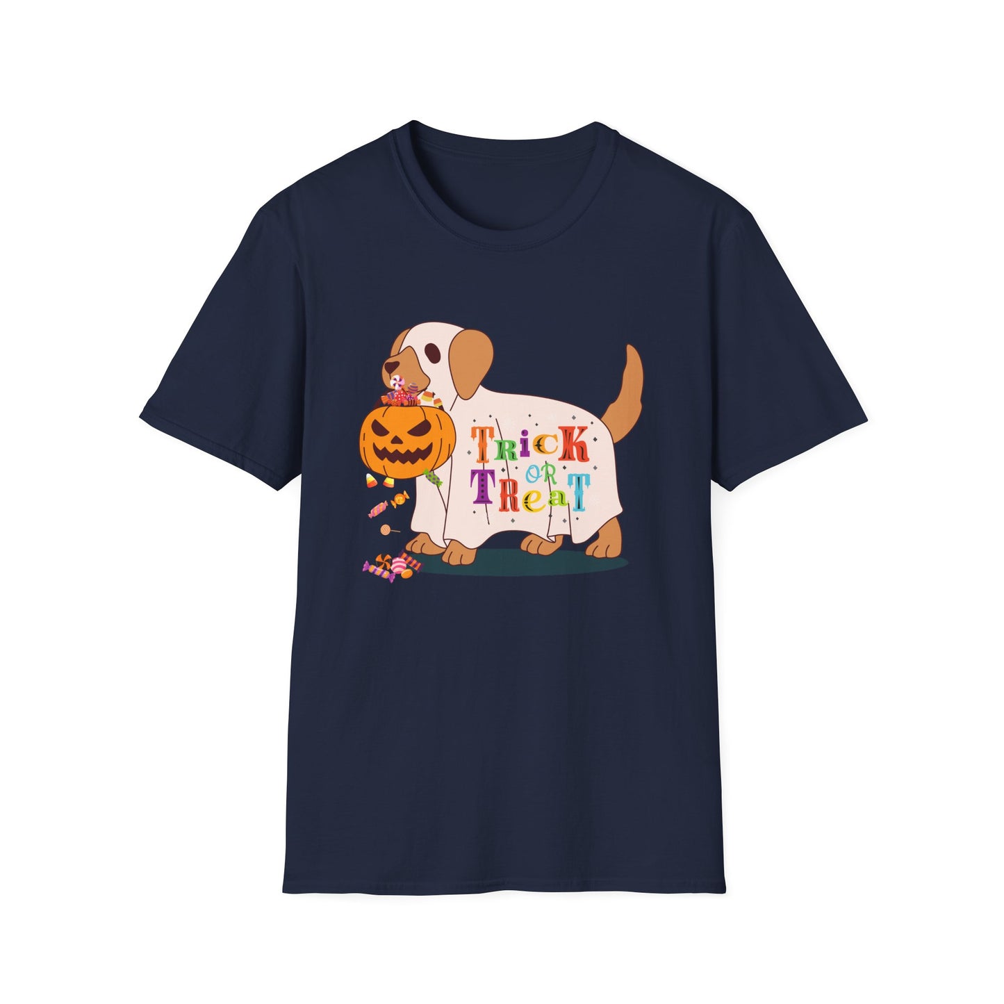 Halloween Dog Trick Or Treat - T-Shirt