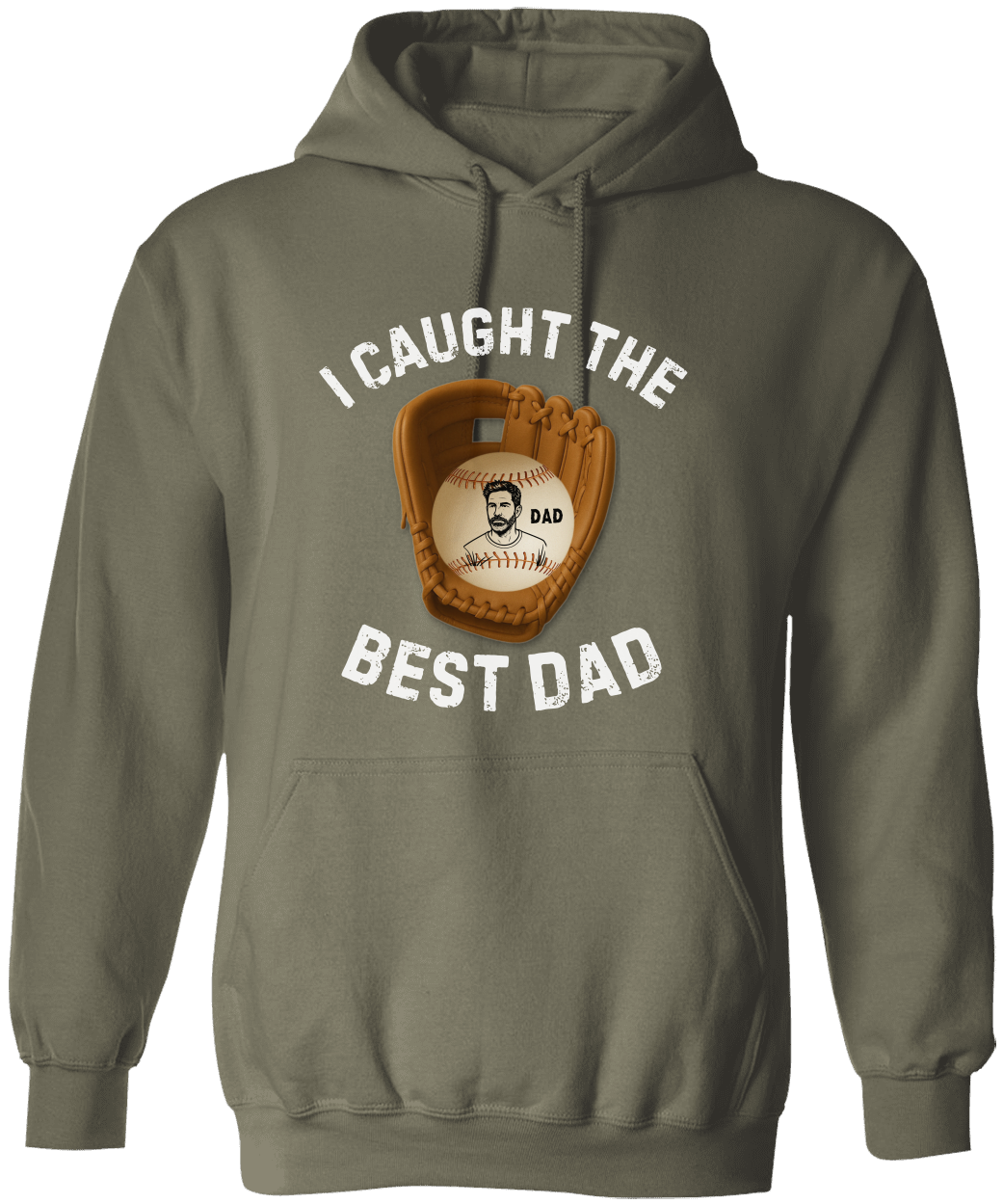 I Caught The Best Dad | Personalized Dad's Photo | Father's Day | Hoodie