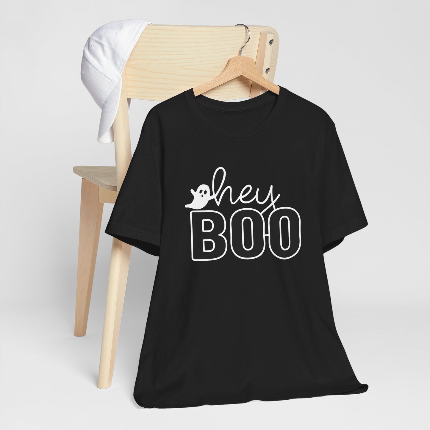 Halloween Hey Boo with Ghost Tee