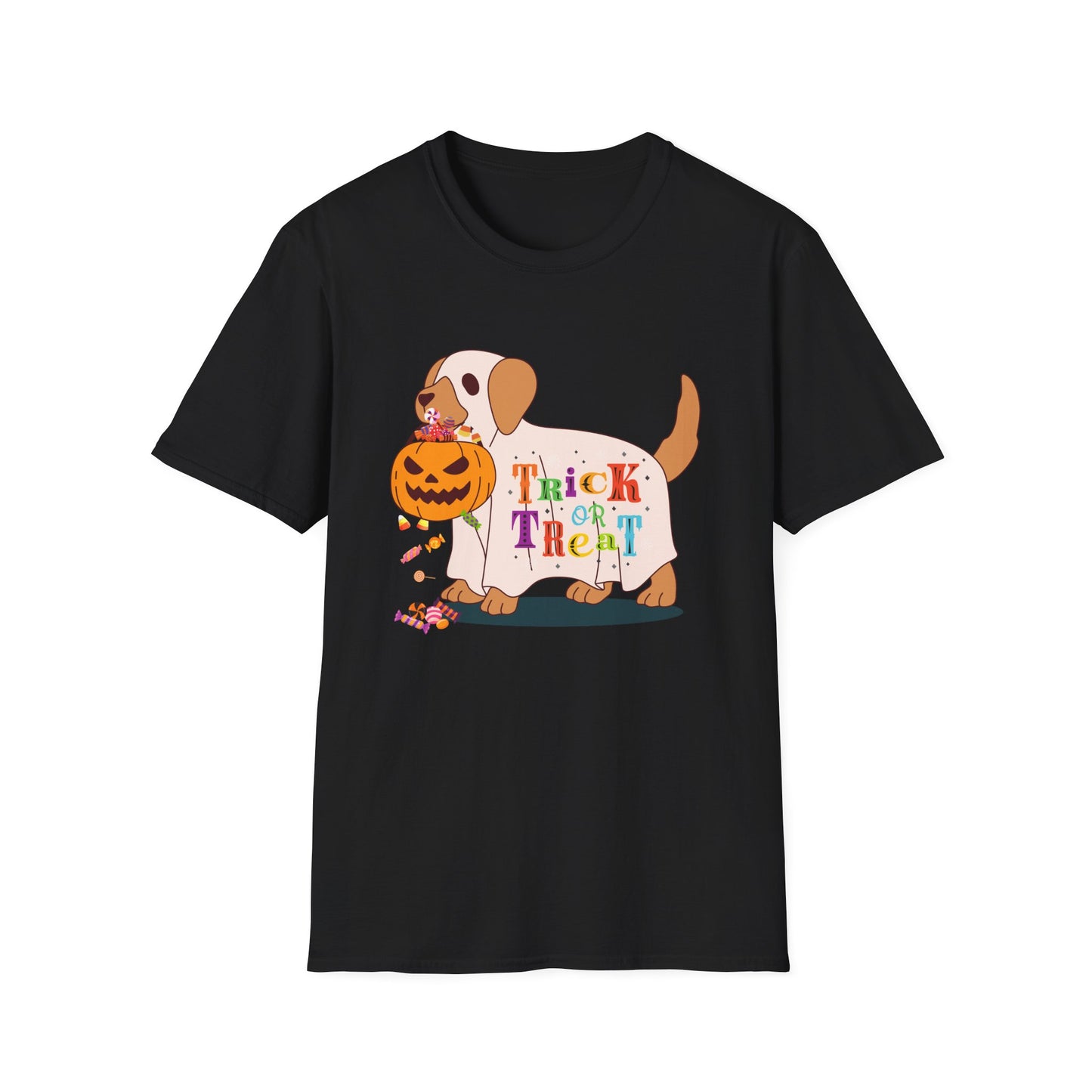Halloween Dog Trick Or Treat - T-Shirt