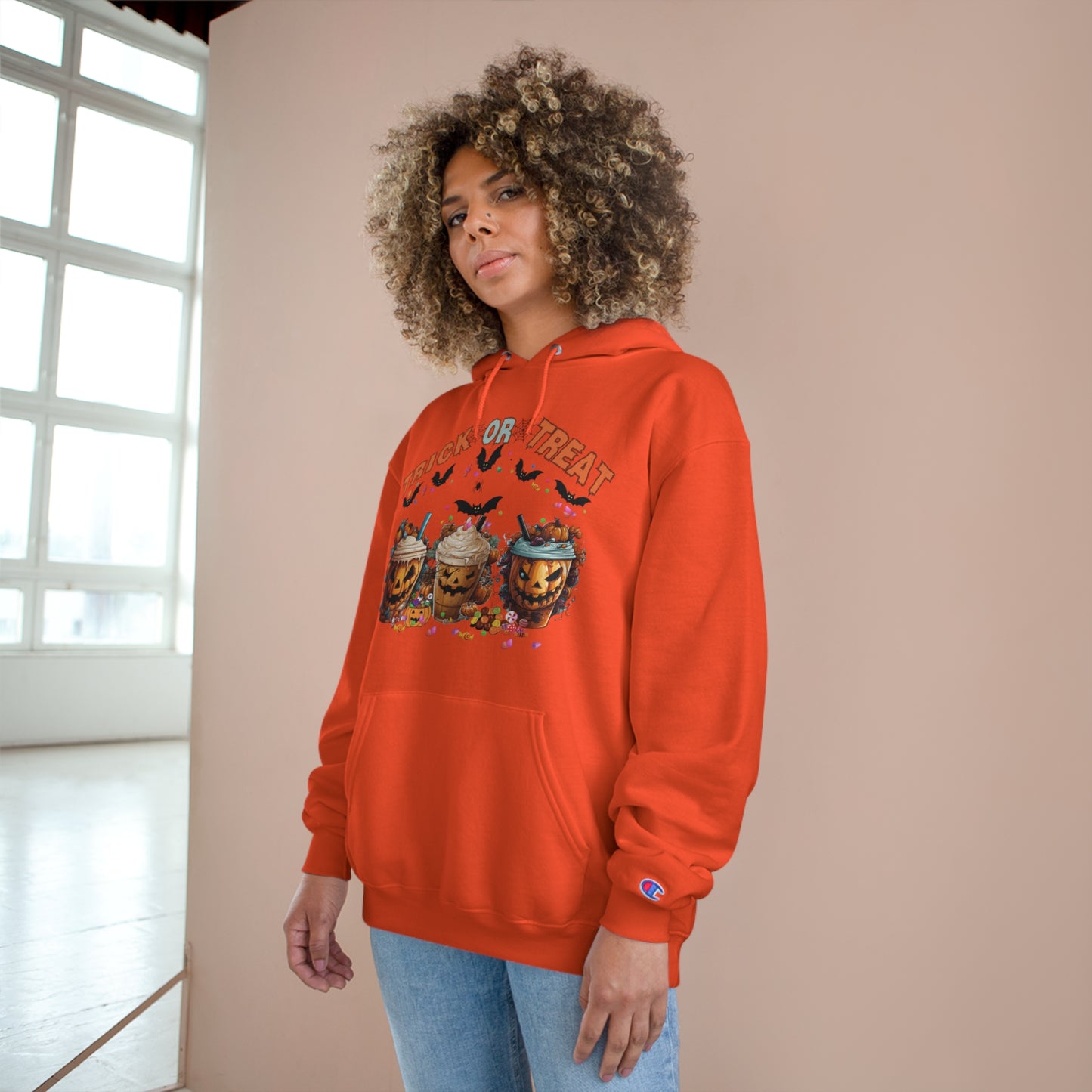 Halloween | Trick or Treat |Champion Hoodie