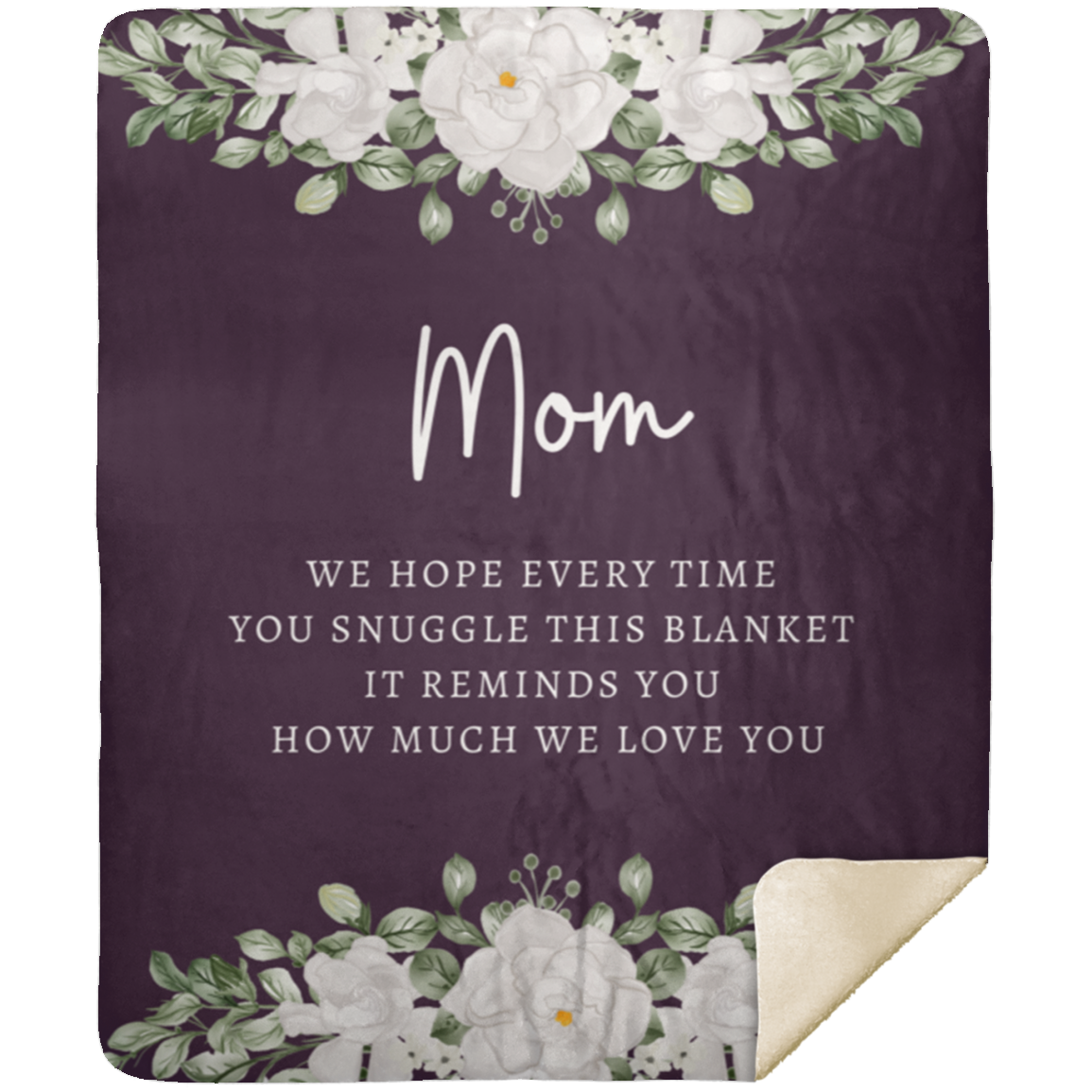 Mom Purple Flower | Blanket