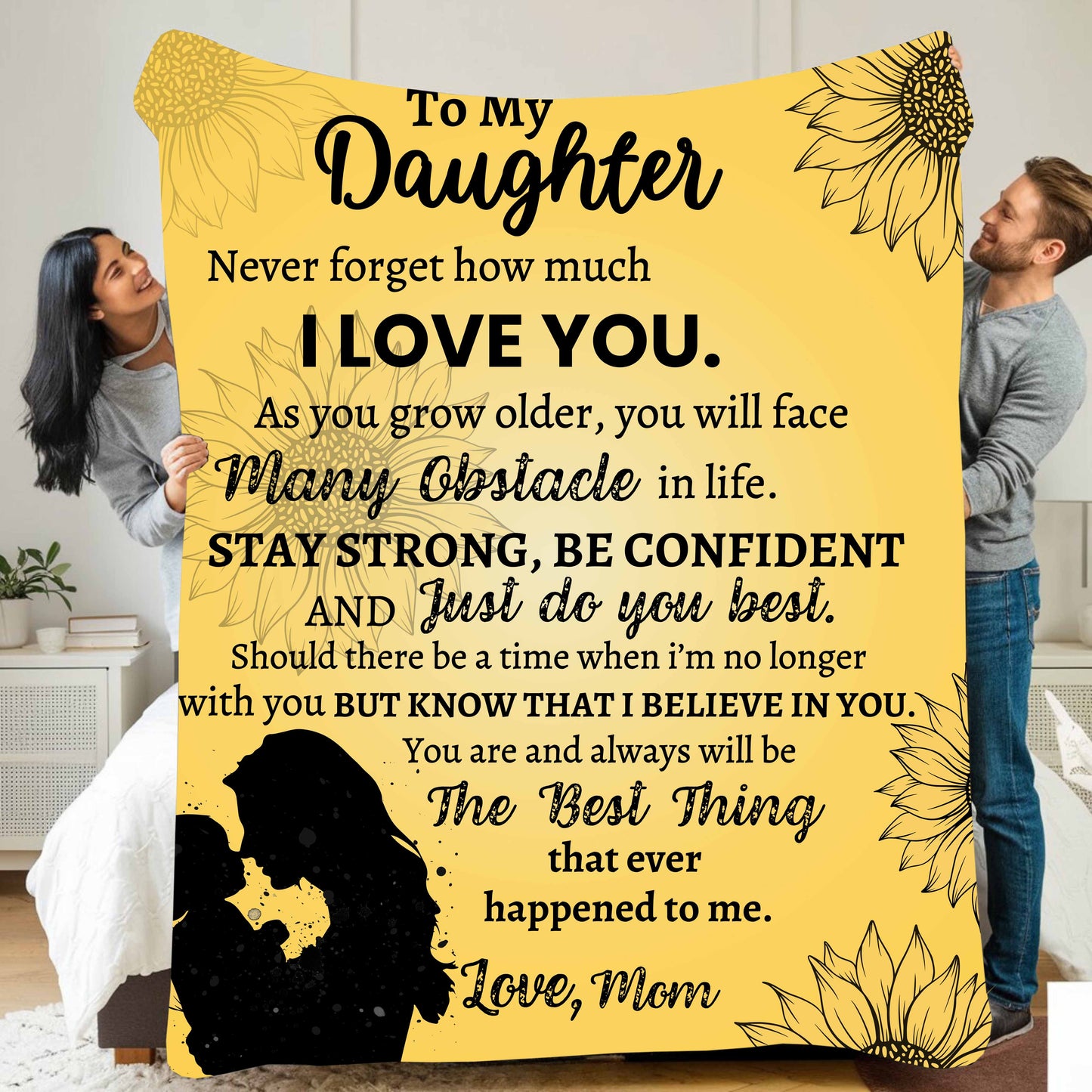 To My Daughter | Personalized Blanket