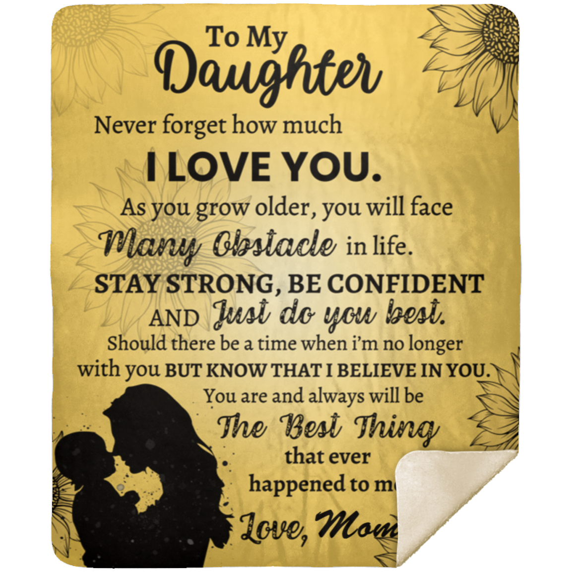 To My Daughter | Personalized Blanket