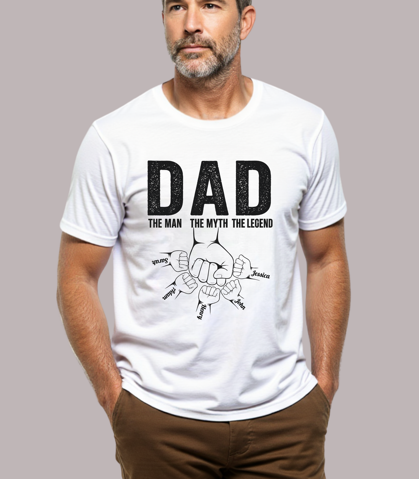 Dad The Man The Myth The Legend | Personalized Shirt | Father's Day T-Shirt
