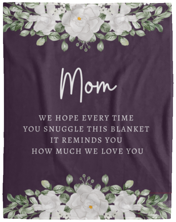 Mom Purple Flower | Blanket