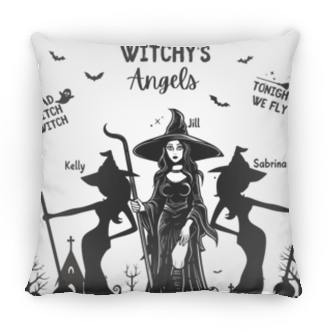Halloween | Witchly Angels | Pillow