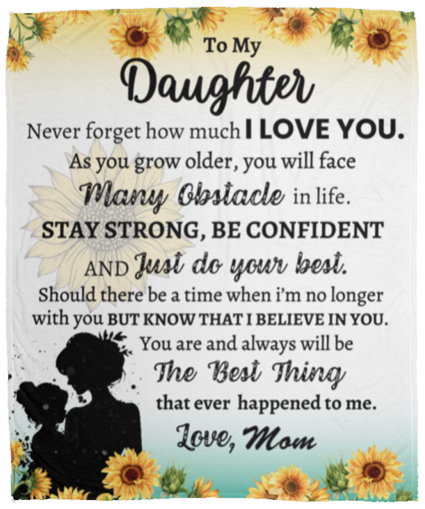 To My Daughter | Personalized Blanket