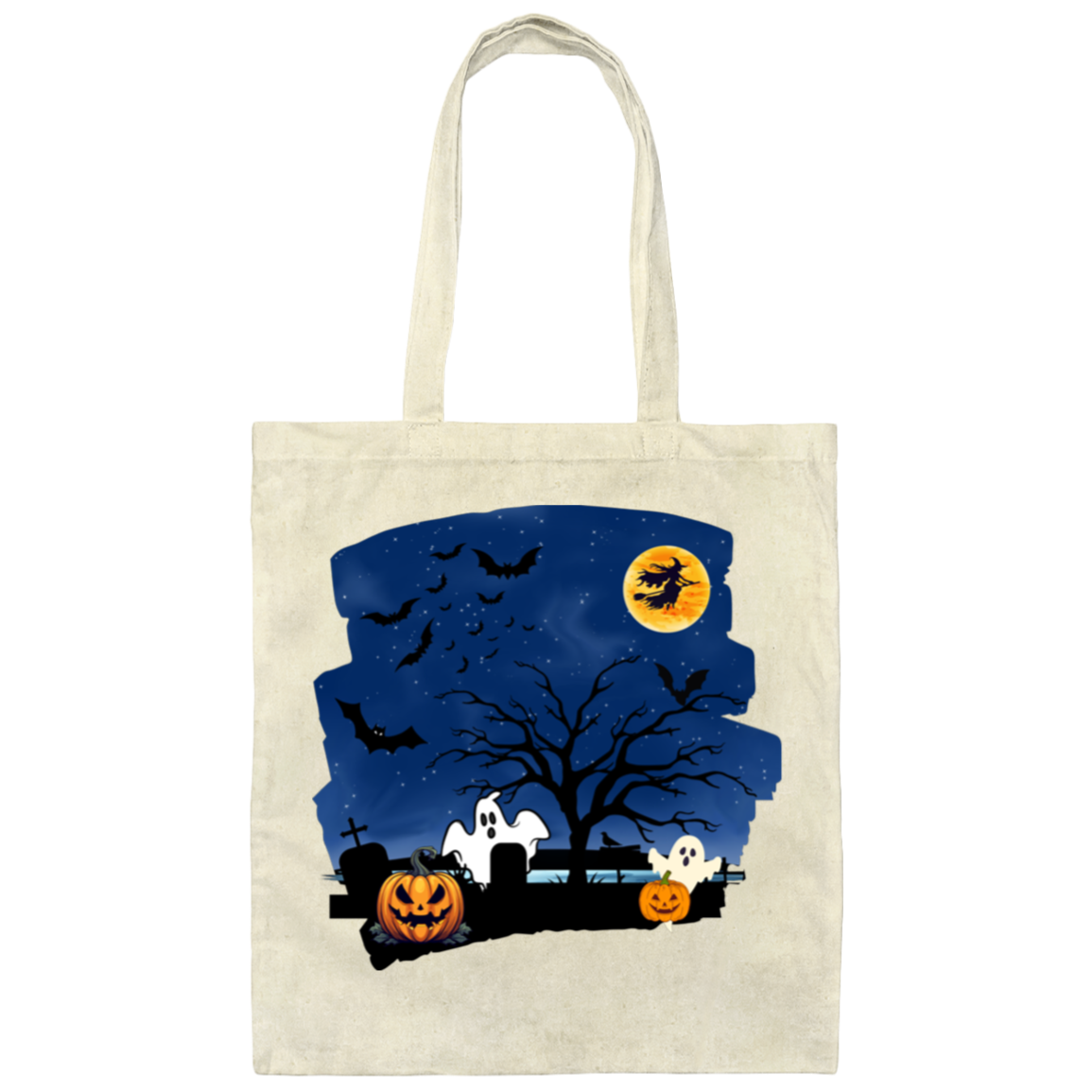 Halloween Stary night -Canvas Tote Bag