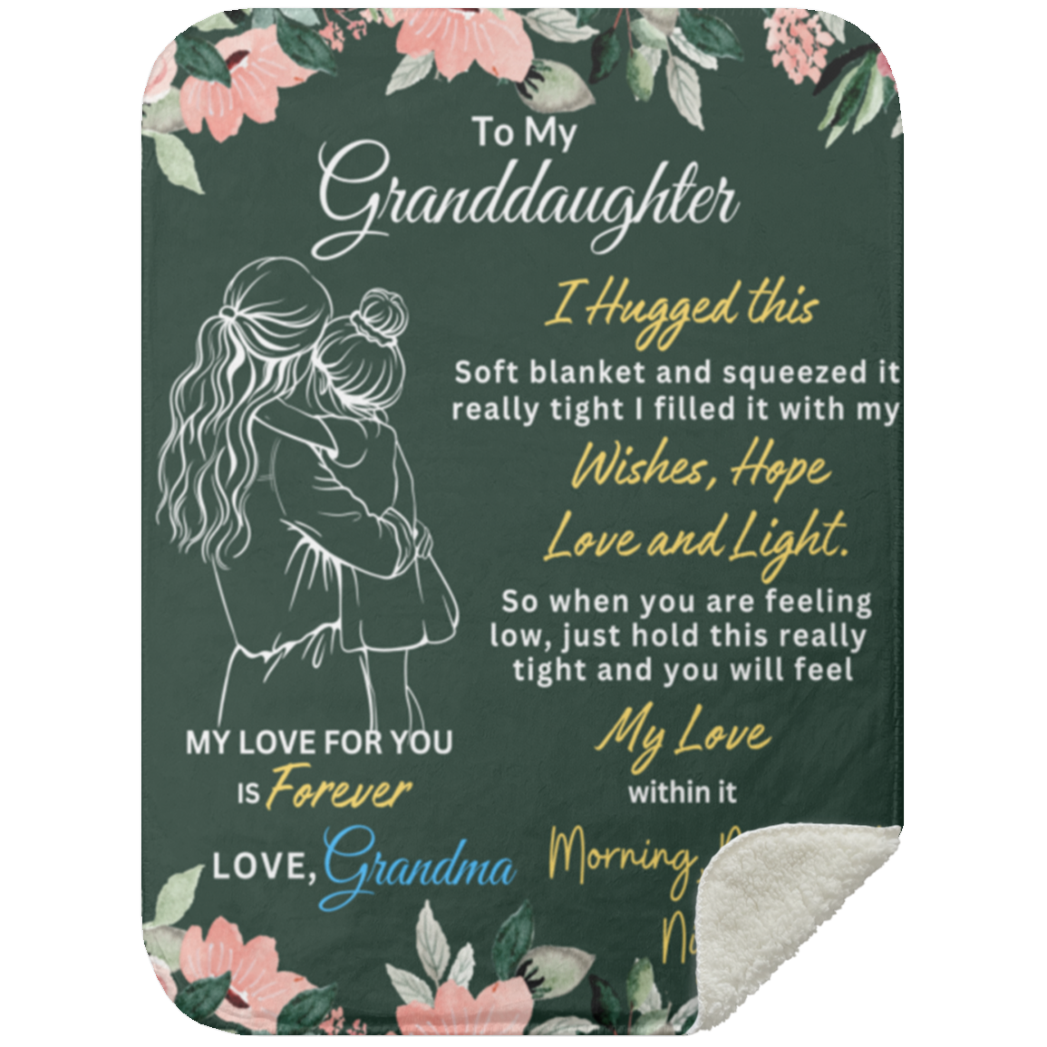 To My Granddaughter | Blanket