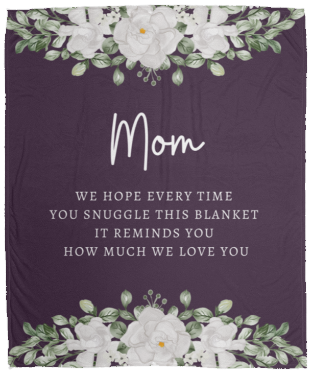 Mom Purple Flower | Blanket