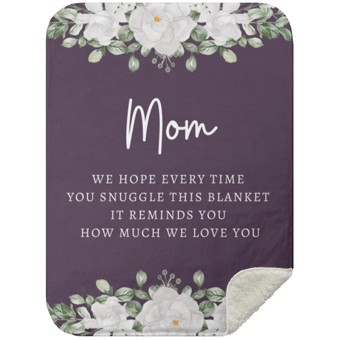 Mom Purple Flower | Blanket