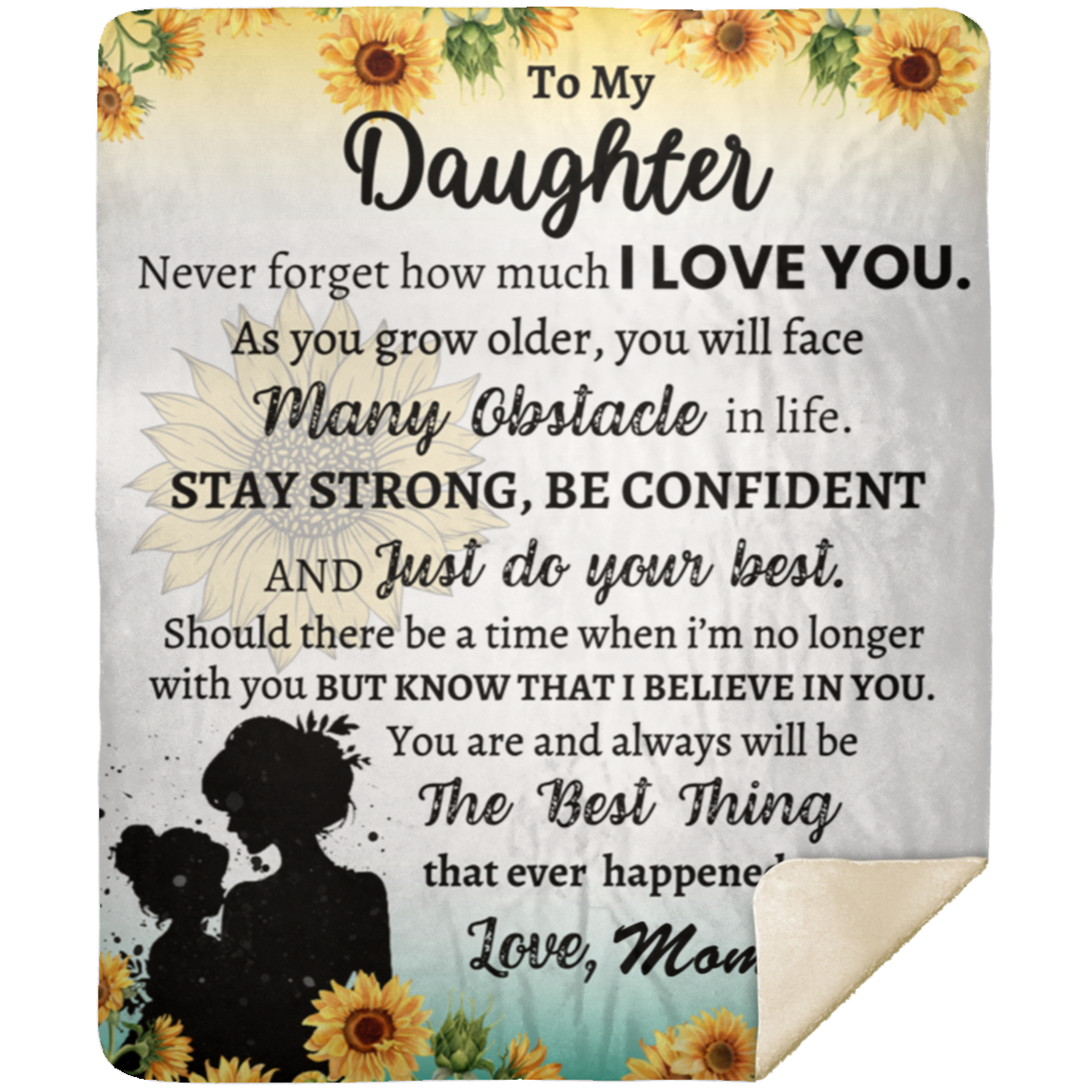 To My Daughter | Personalized Blanket
