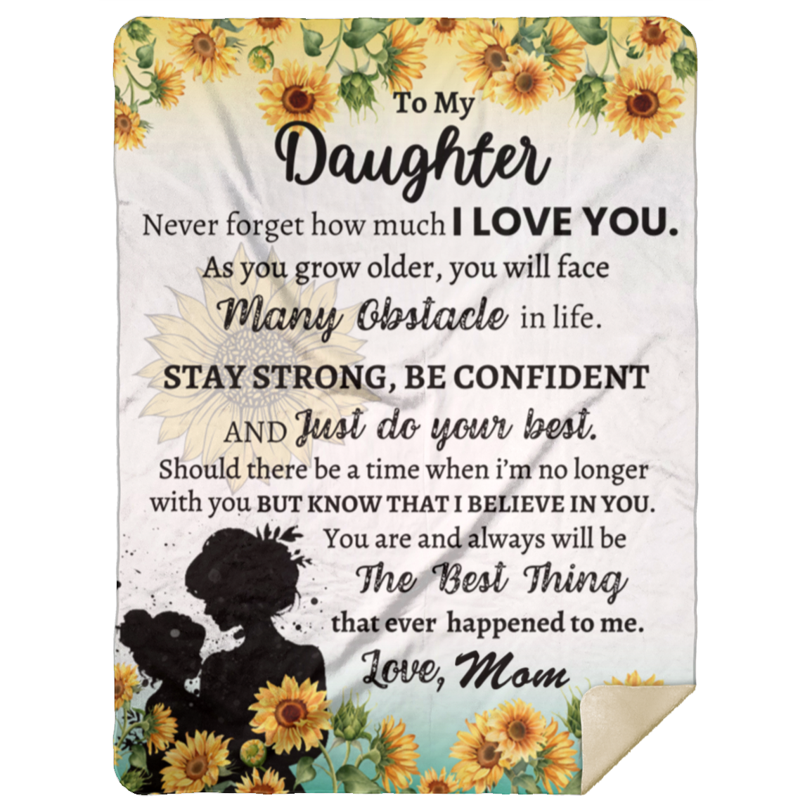 To My Daughter | Personalized Blanket