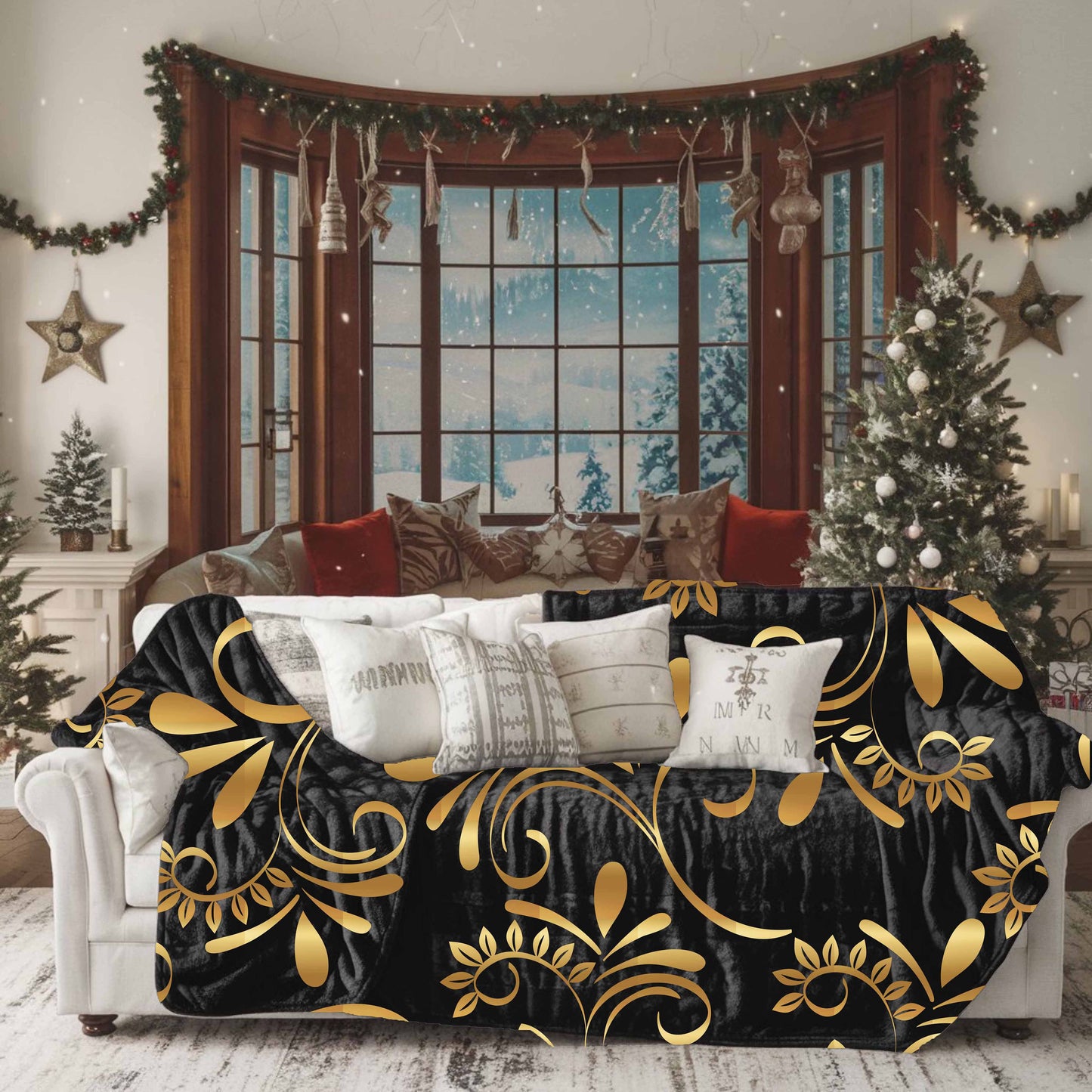 Gold Pattern | Blanket | 2 Colors