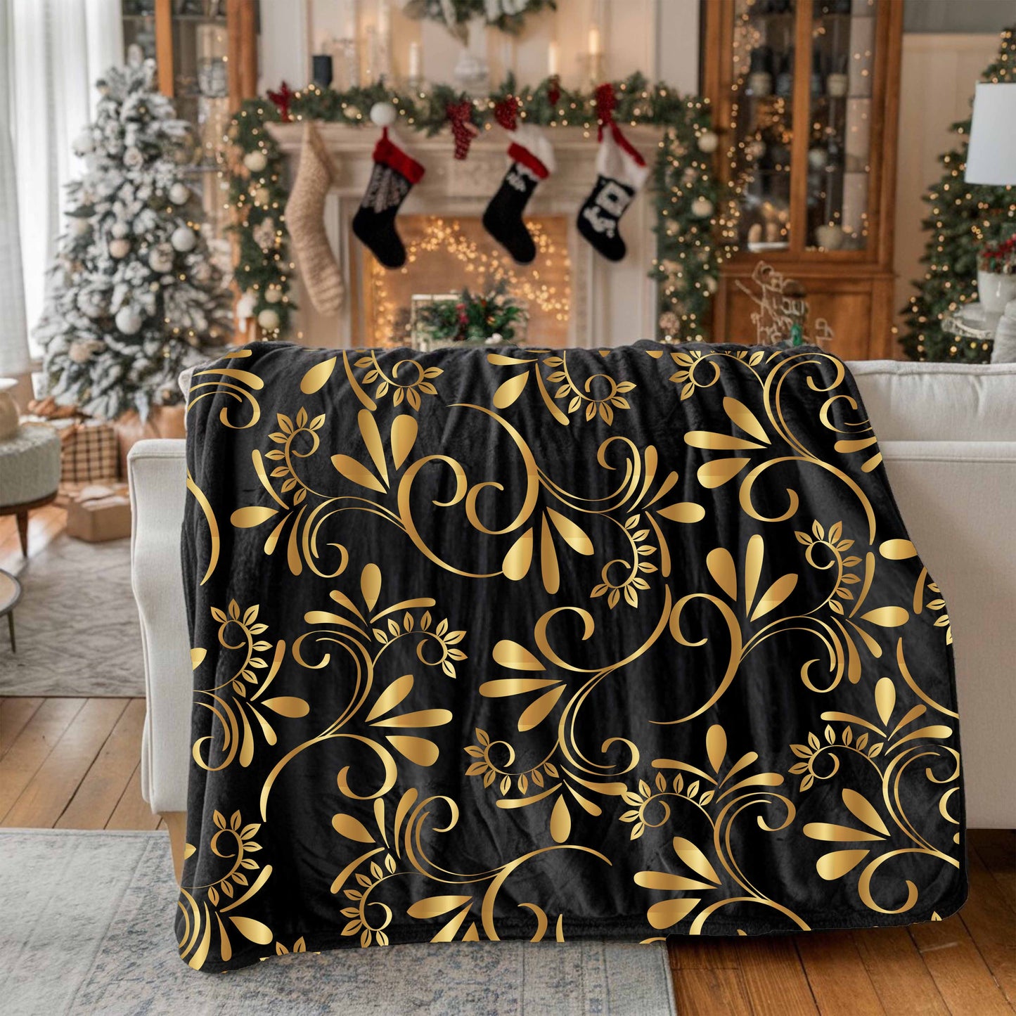 Gold Pattern | Blanket | 2 Colors