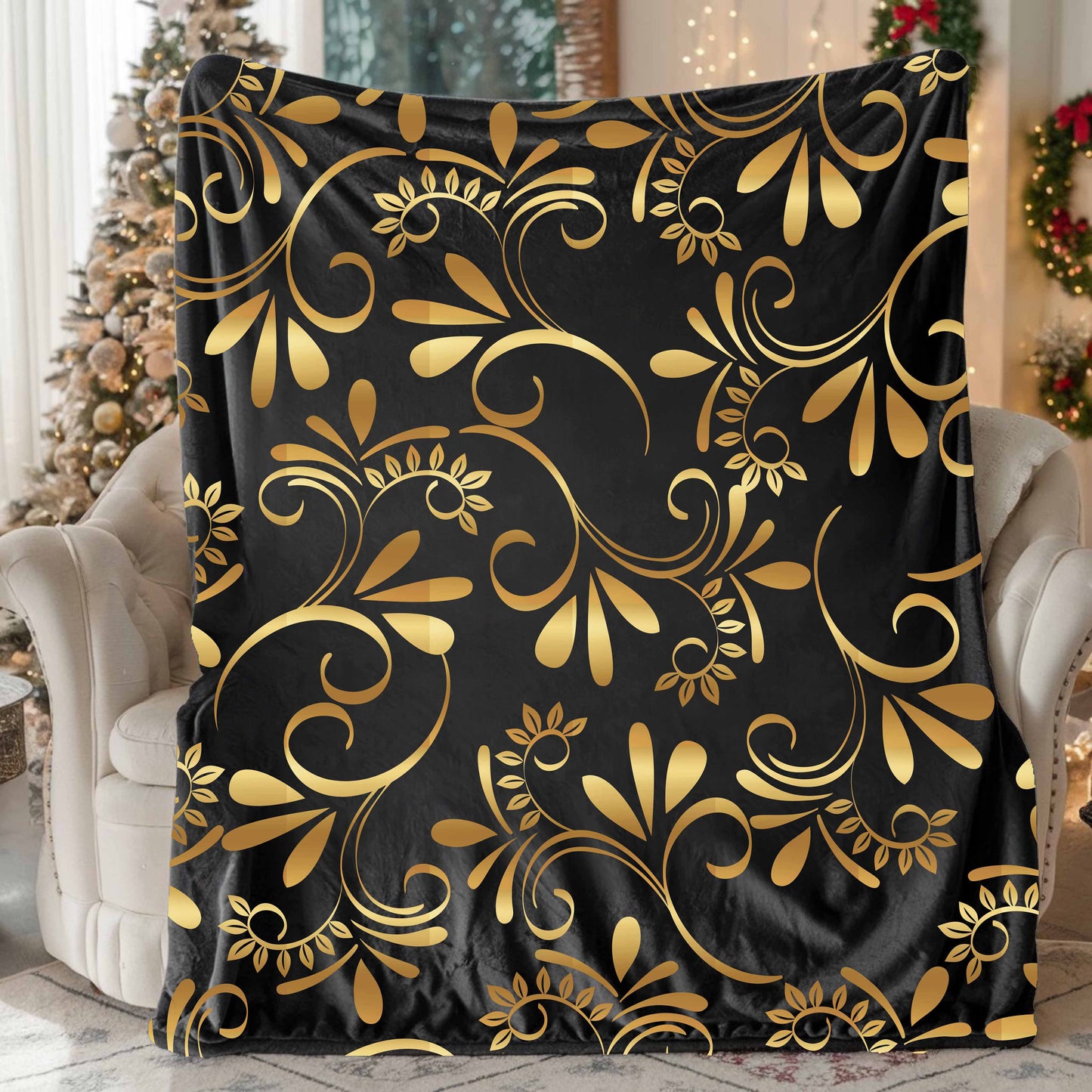 Gold Pattern | Blanket | 2 Colors