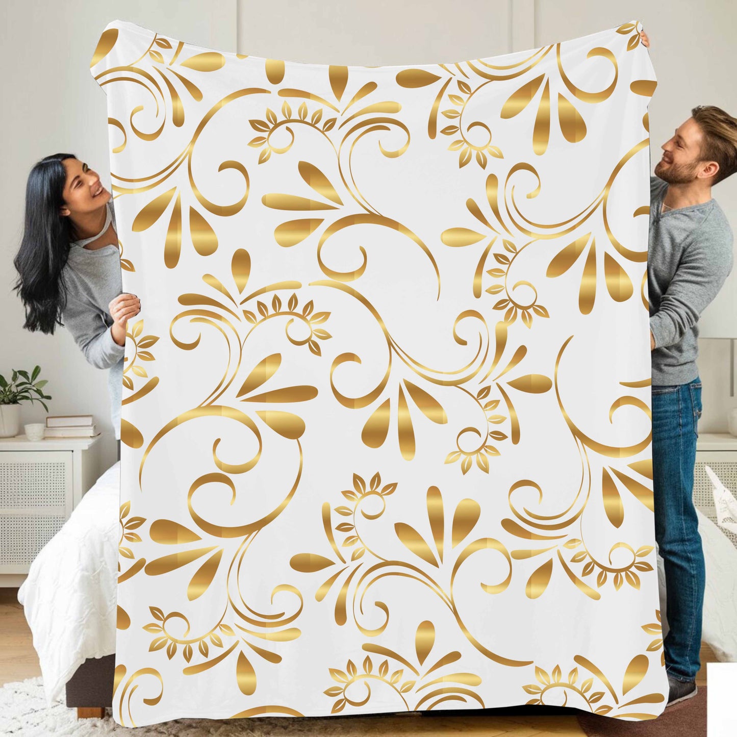 Gold Pattern | Blanket | 2 Colors