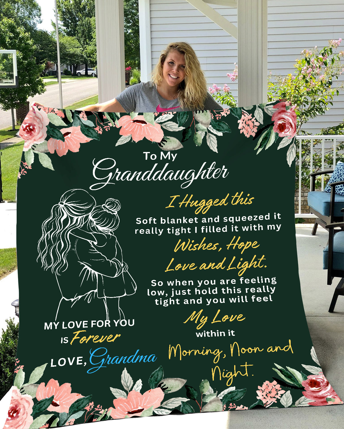 To My Granddaughter | Blanket