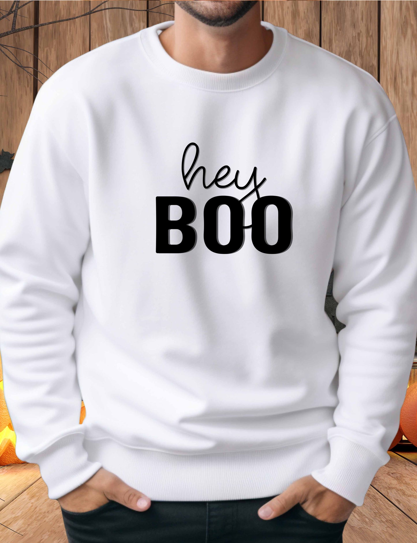 Halloween Hey Boo Sweatshirt