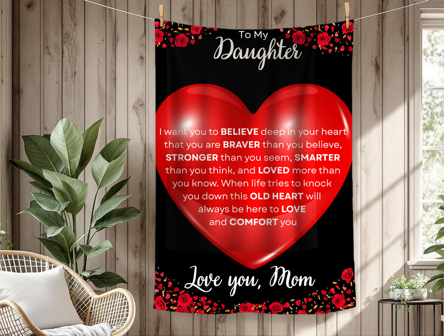To My Daughter | This Old Heart Will Love You | Blanket