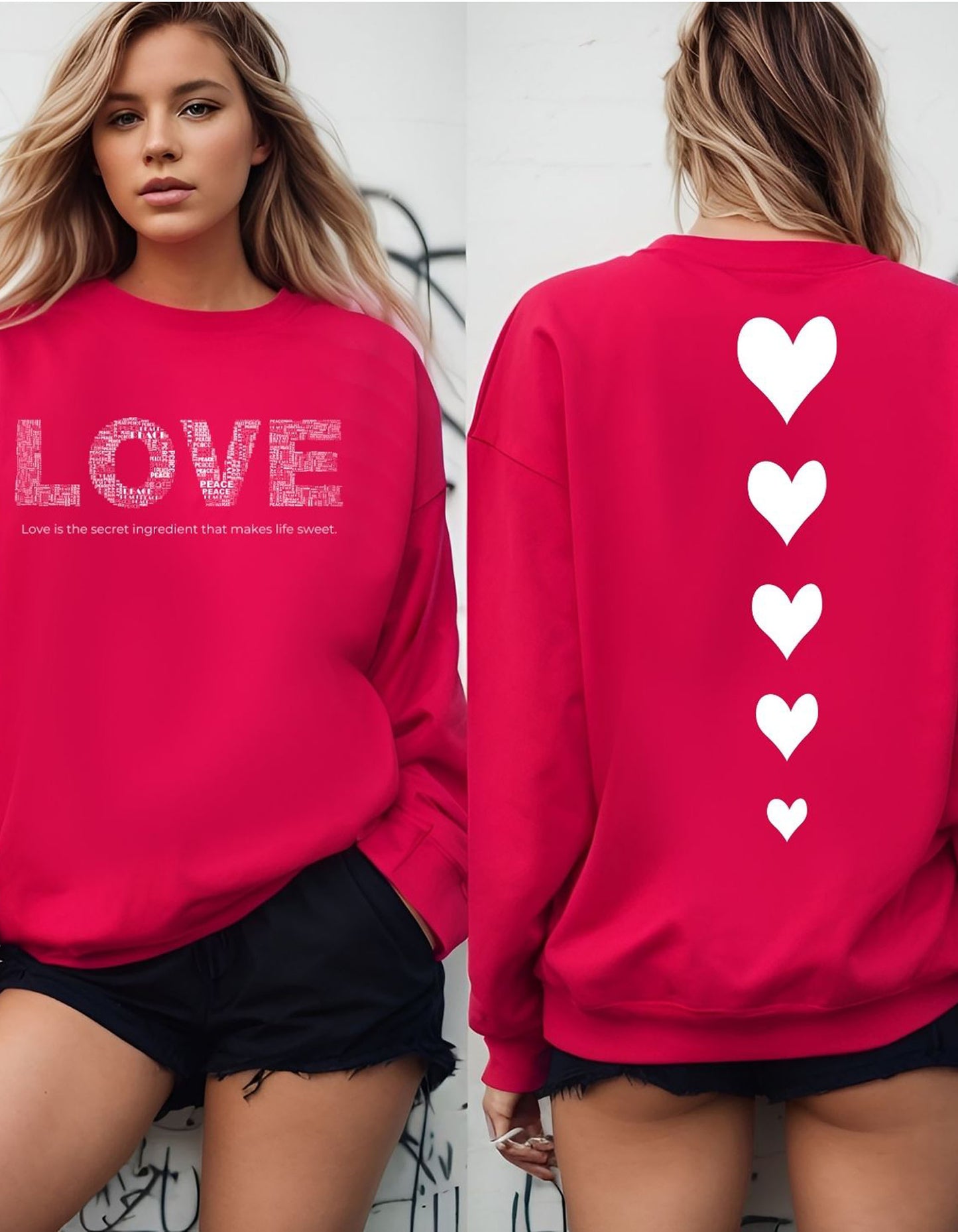 Love And Heart | Sweatshirt