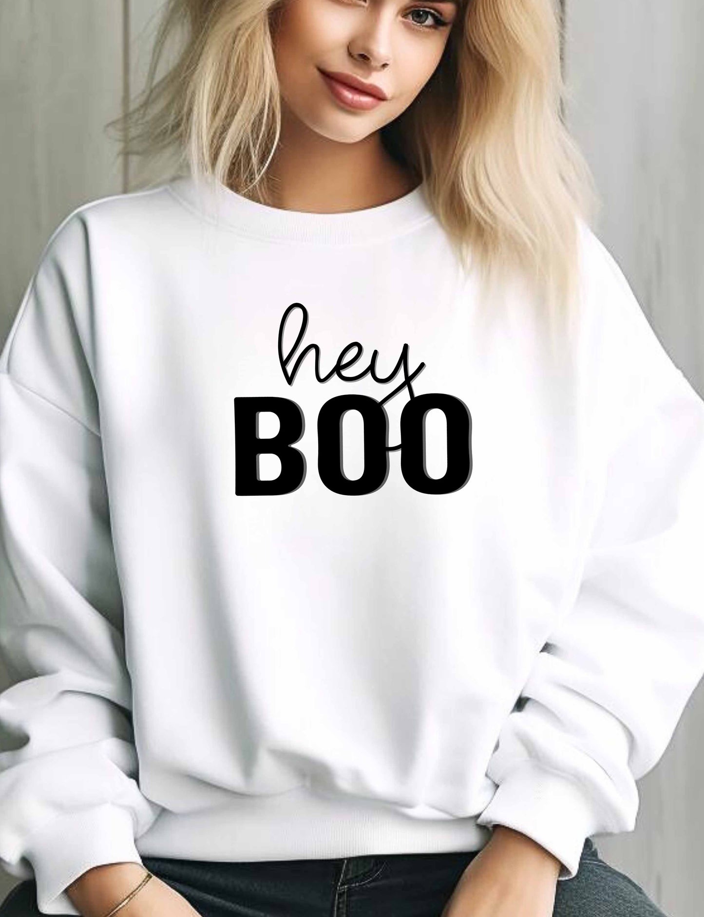 Halloween Hey Boo Sweatshirt