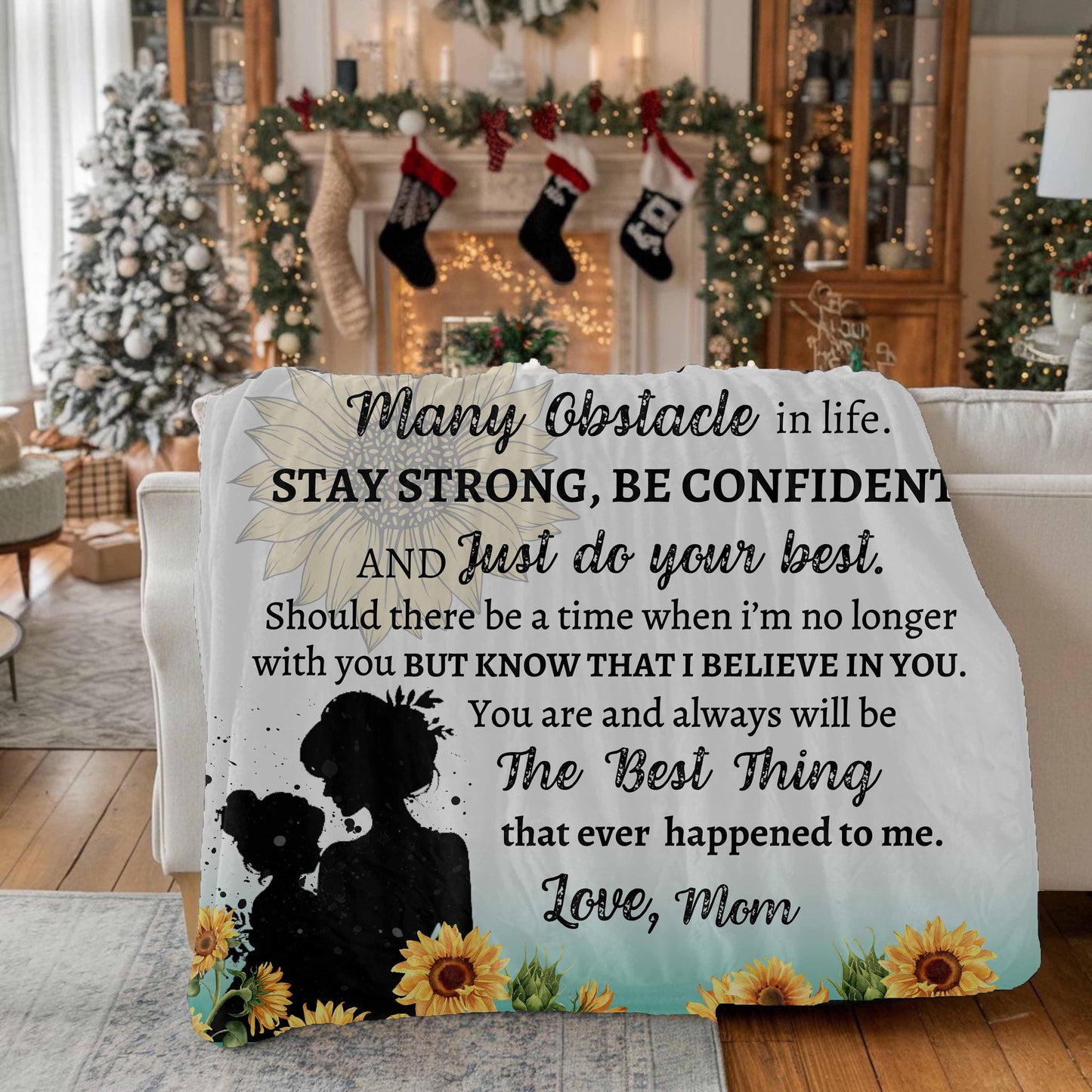To My Daughter | Personalized Blanket