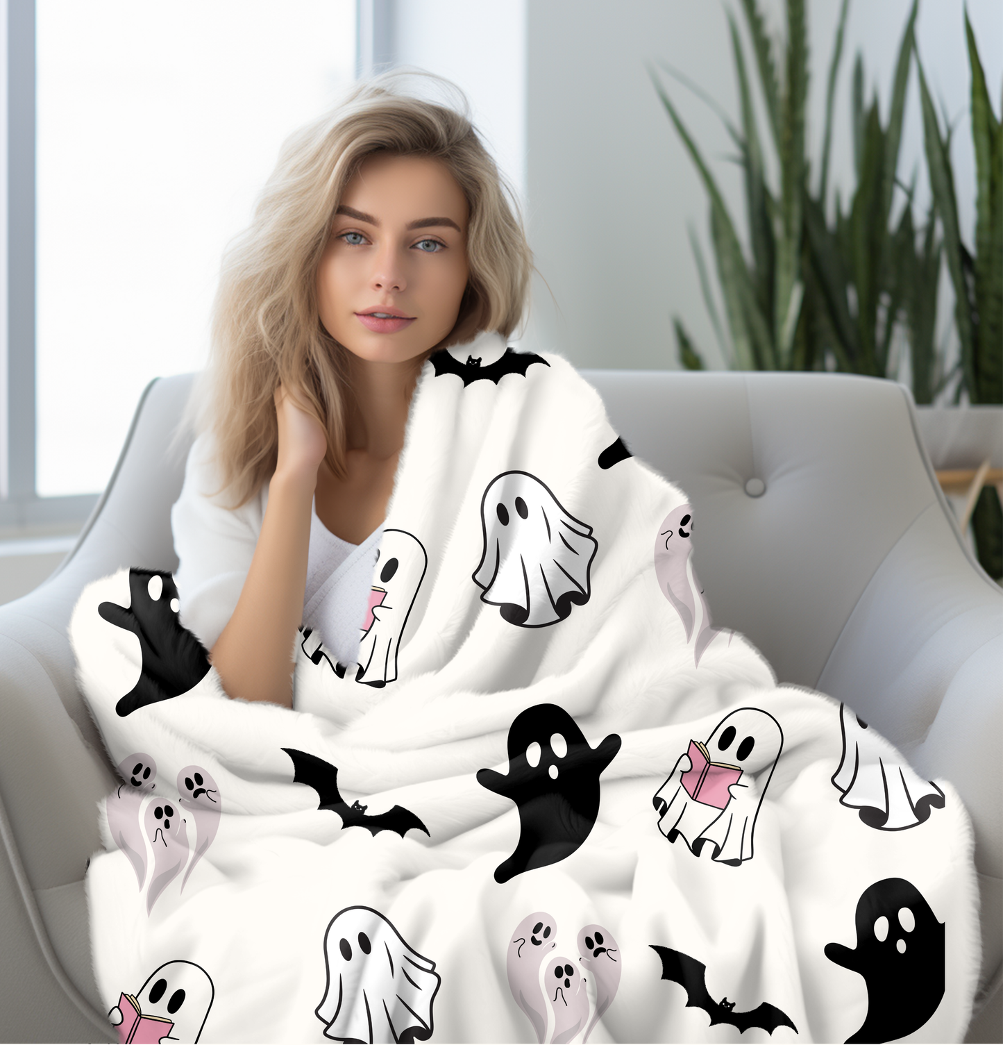 Halloween Ghostly Blanket (3 Colors)