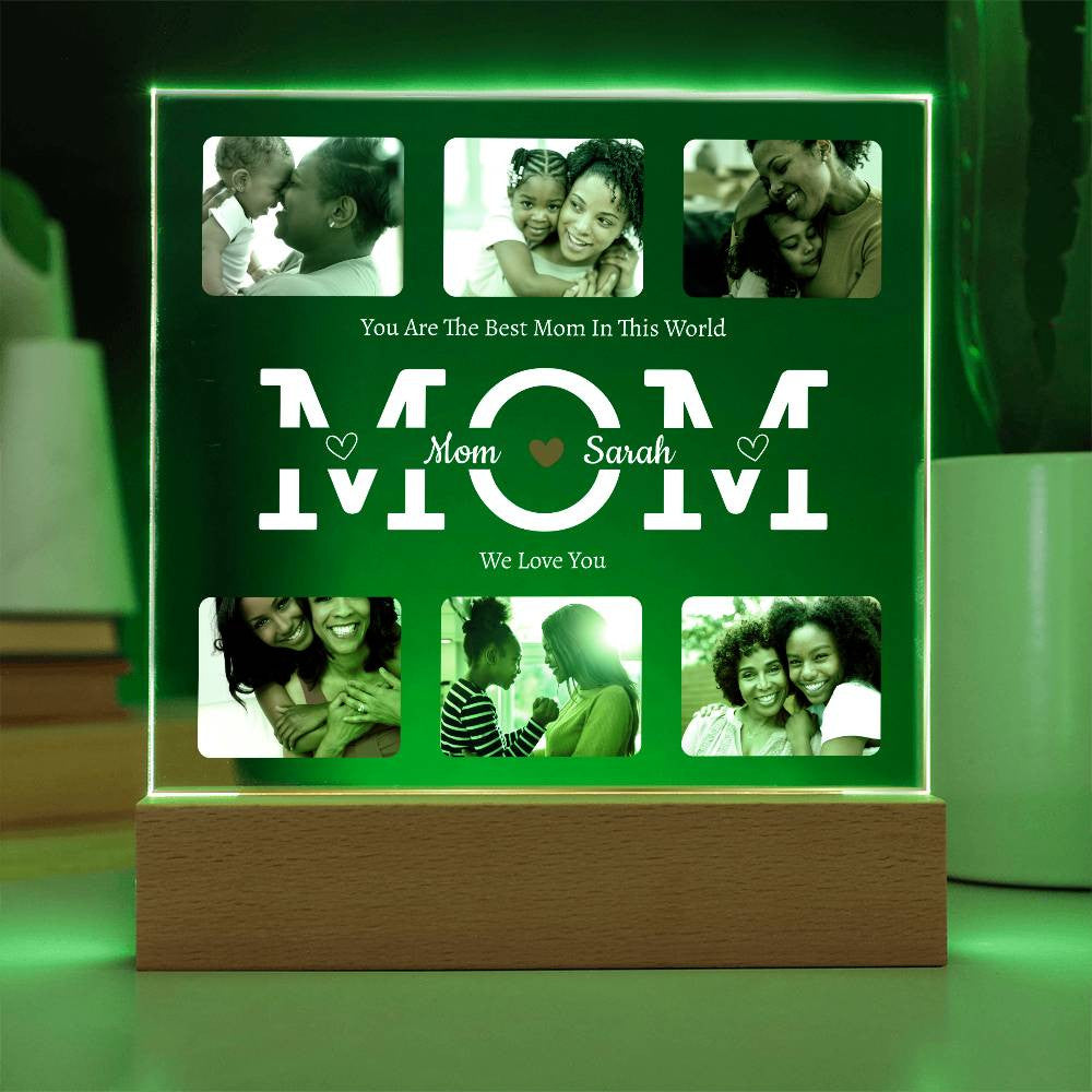 Mom - Acrylic Square Plaque