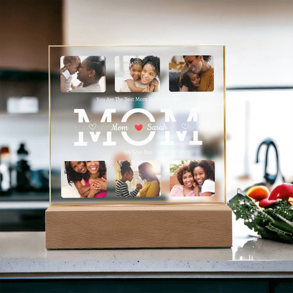 Mom - Acrylic Square Plaque