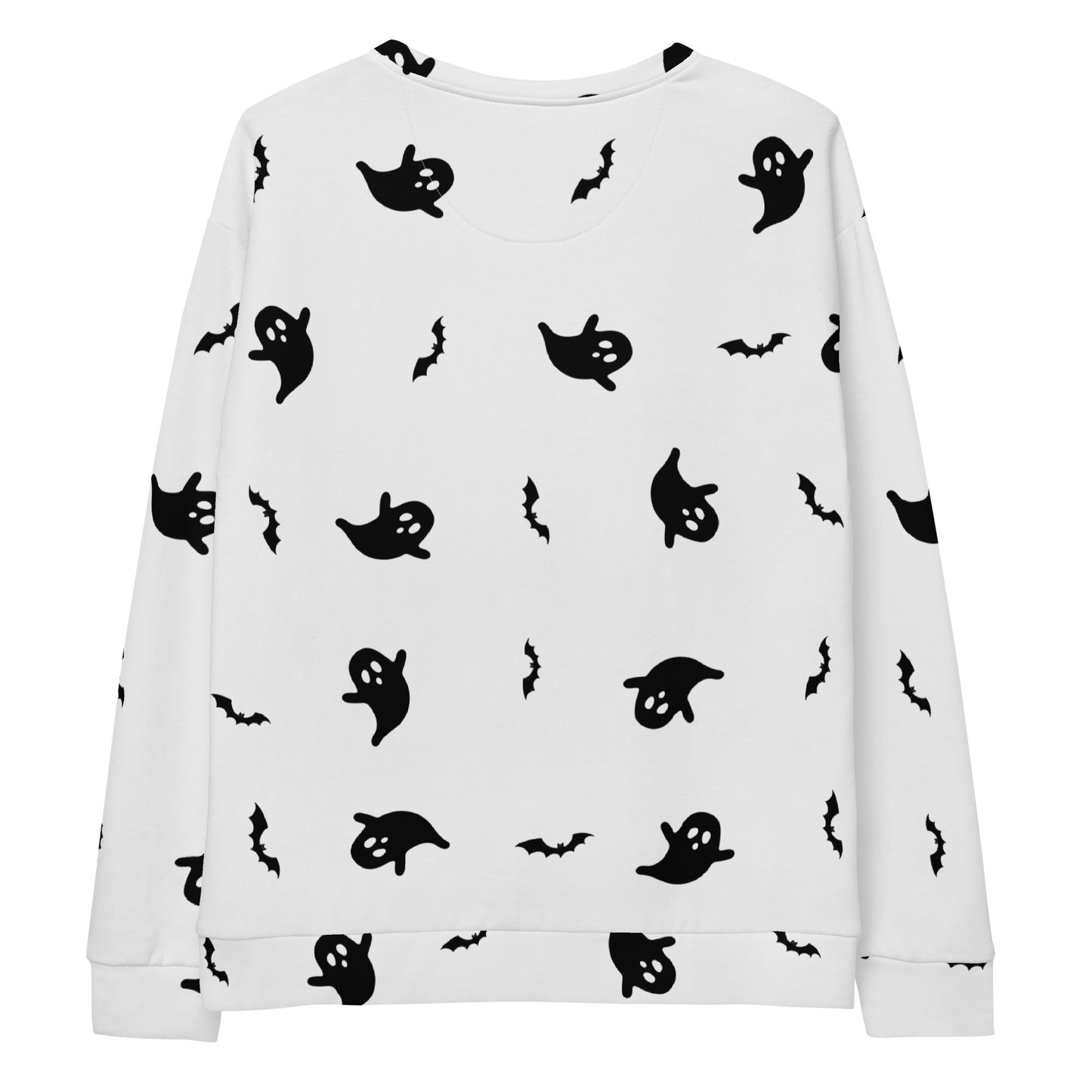 Halloween - Ghost with Moon Allover print - Unisex Sweatshirt